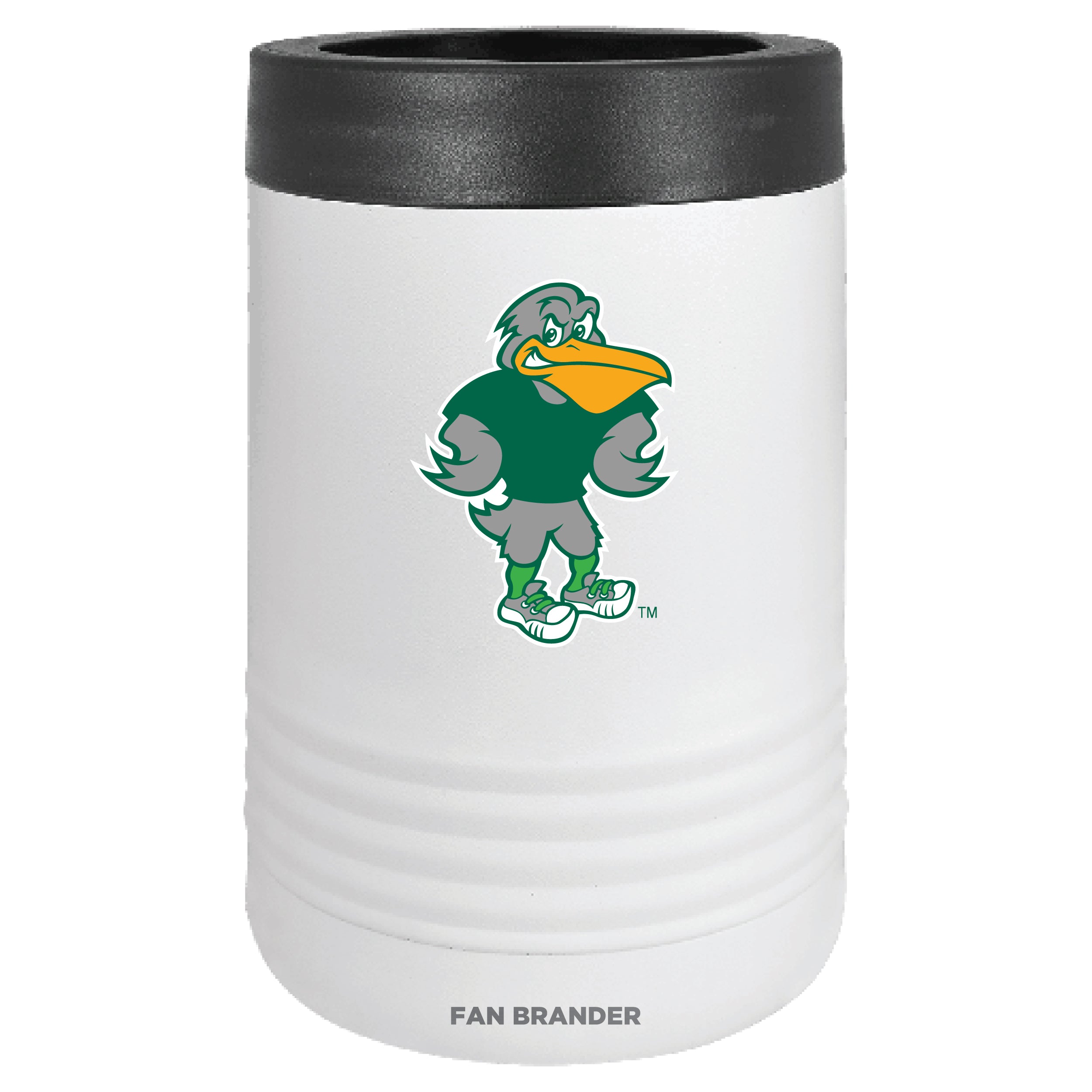 Fan Brander 12oz/16oz Can Cooler with Tulane Green Wave Secondary Logo