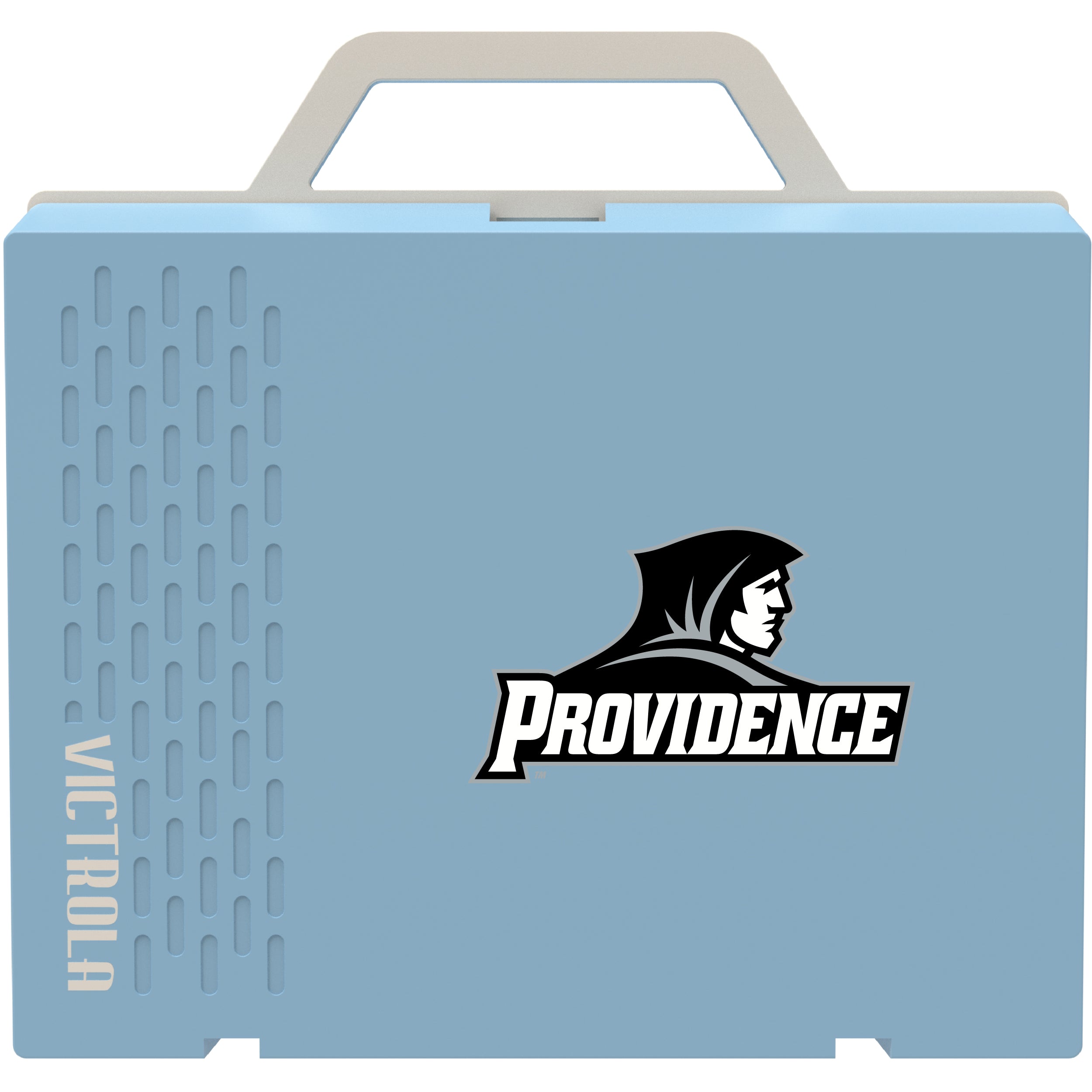 Victrola Re-Spin Sustainable Bluetooth Suitcase Record Player with Providence Friars Primary Logo