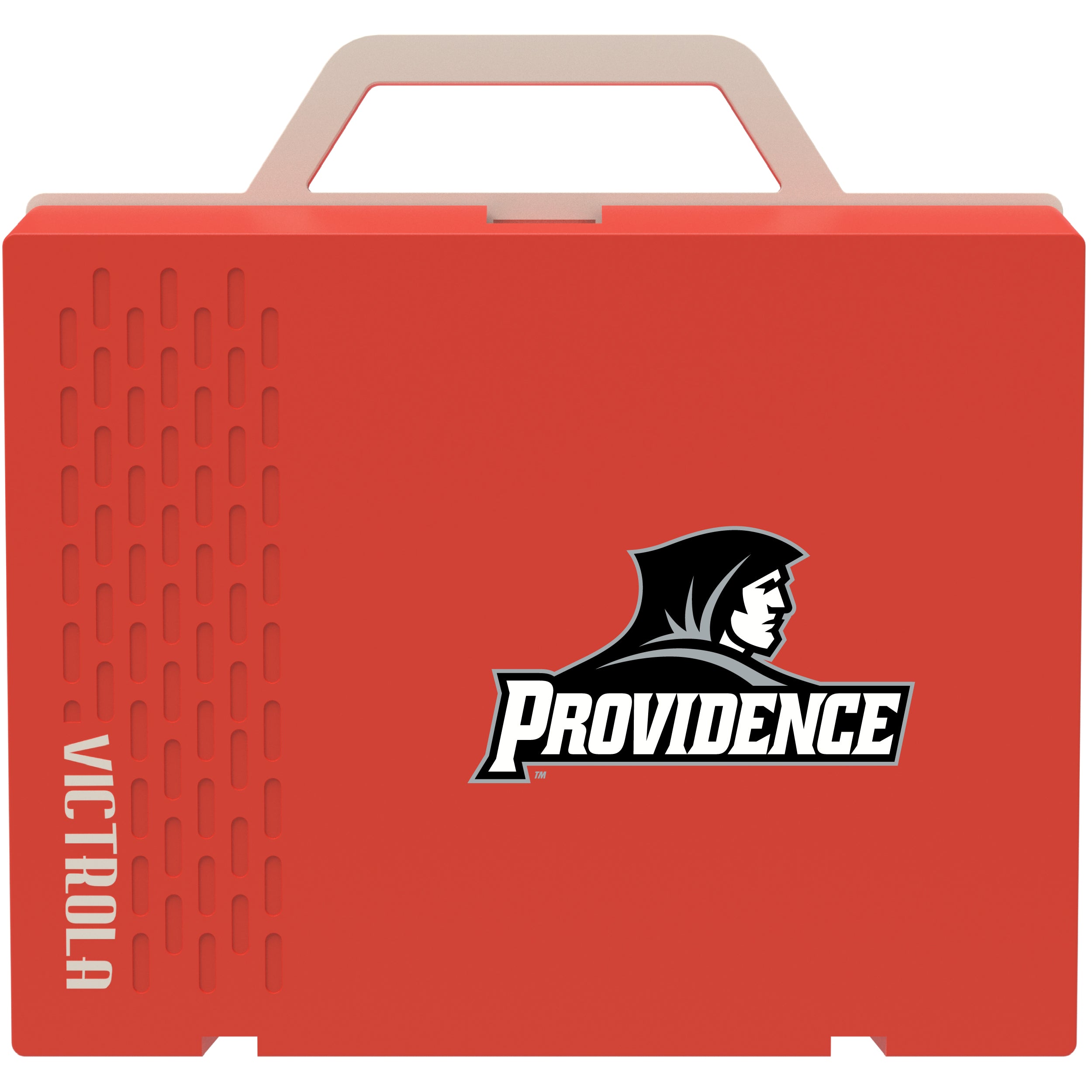 Victrola Re-Spin Sustainable Bluetooth Suitcase Record Player with Providence Friars Primary Logo