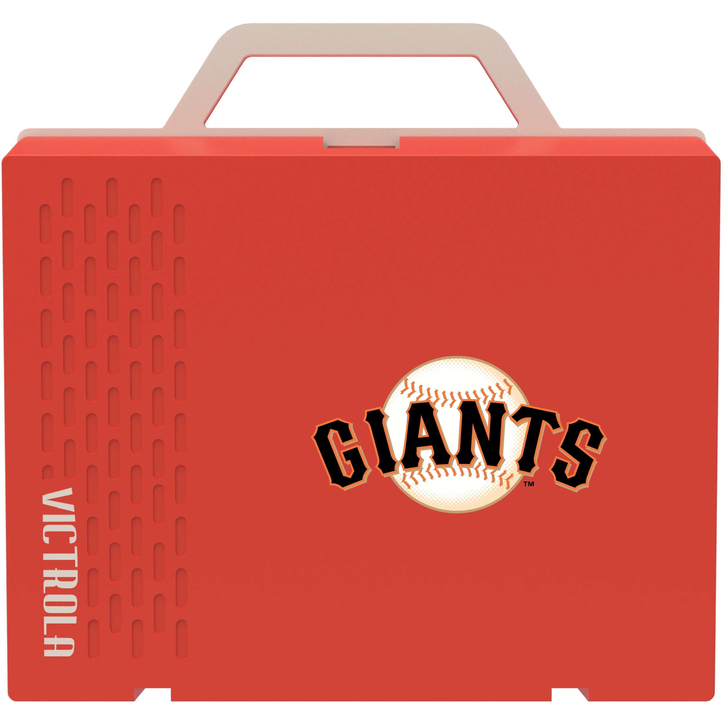 Victrola Re-Spin Sustainable Bluetooth Suitcase Record Player with San Francisco Giants Secondary Logo