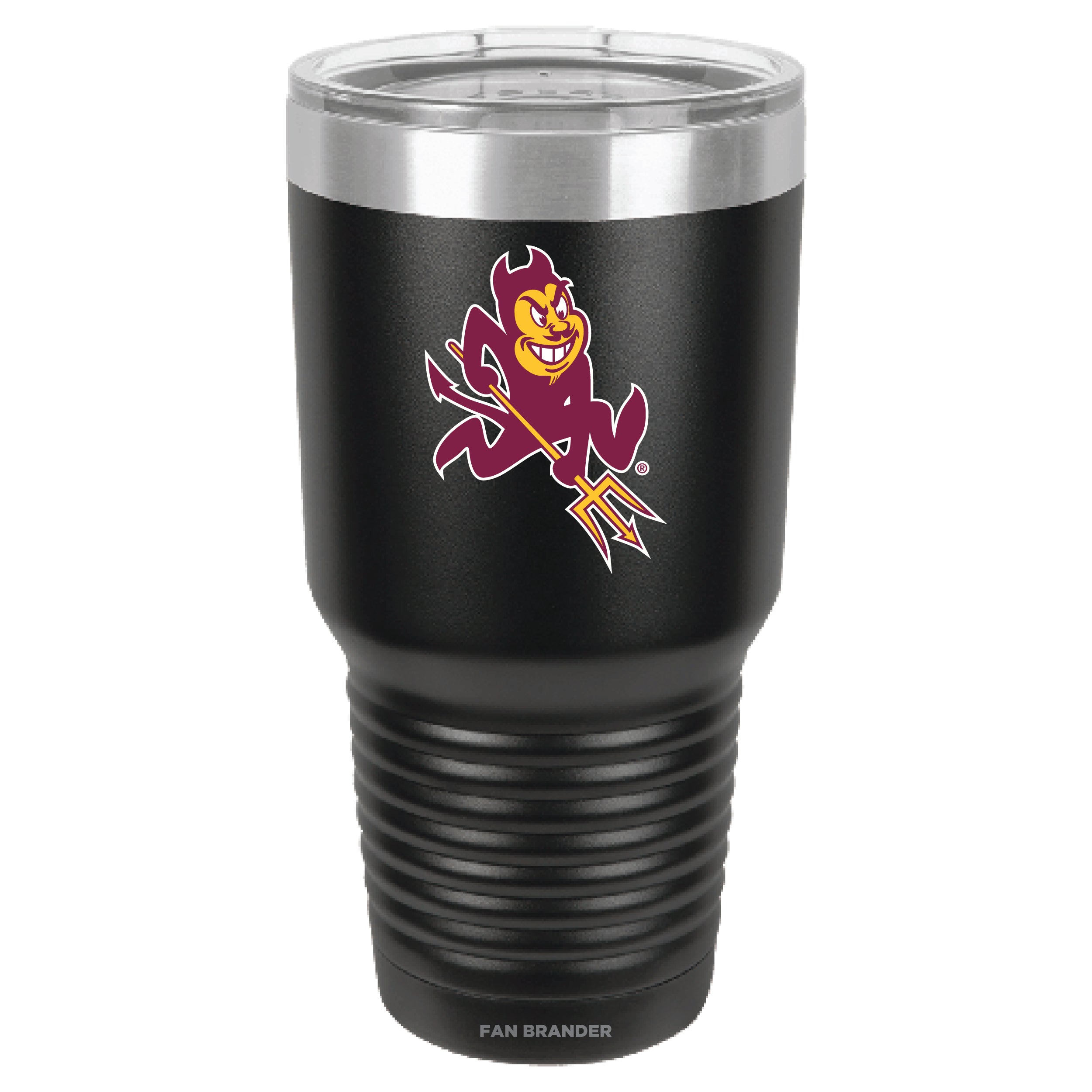 Fan Brander 30oz Stainless Steel Tumbler with Arizona State Sun Devils Secondary Logo