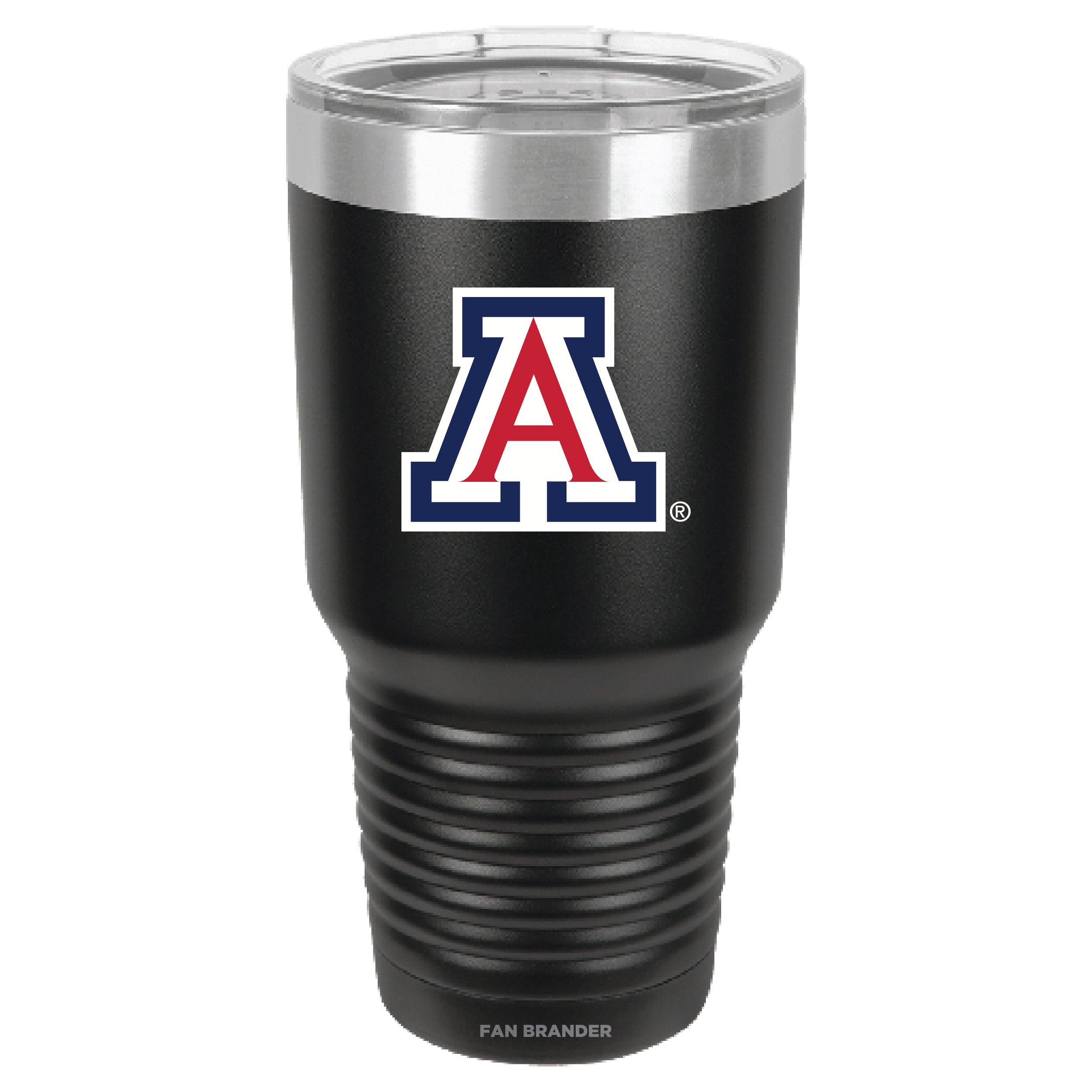 Fan Brander 30oz Stainless Steel Tumbler with Arizona Wildcats Primary Logo