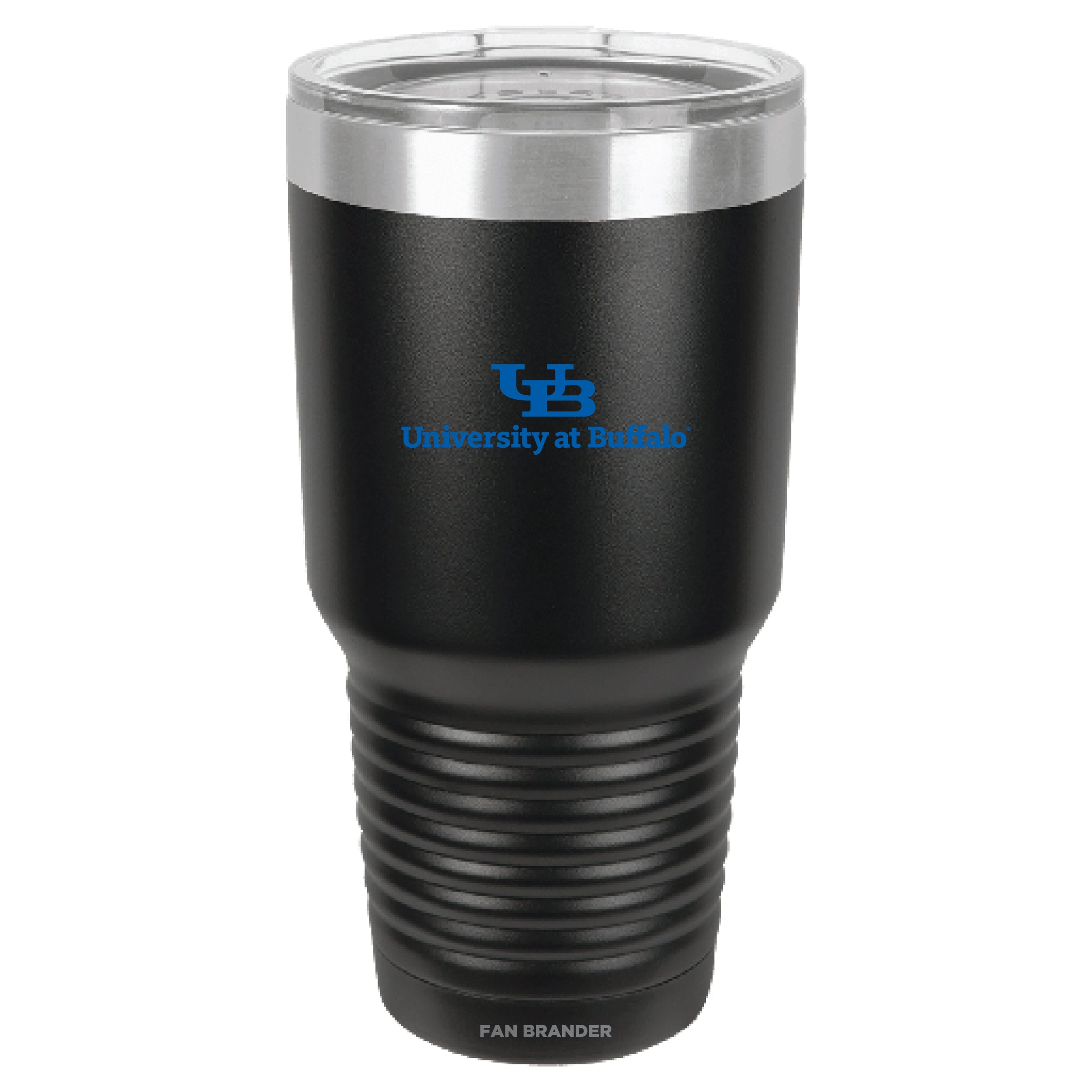 Fan Brander 30oz Stainless Steel Tumbler with Buffalo Bulls Primary Logo