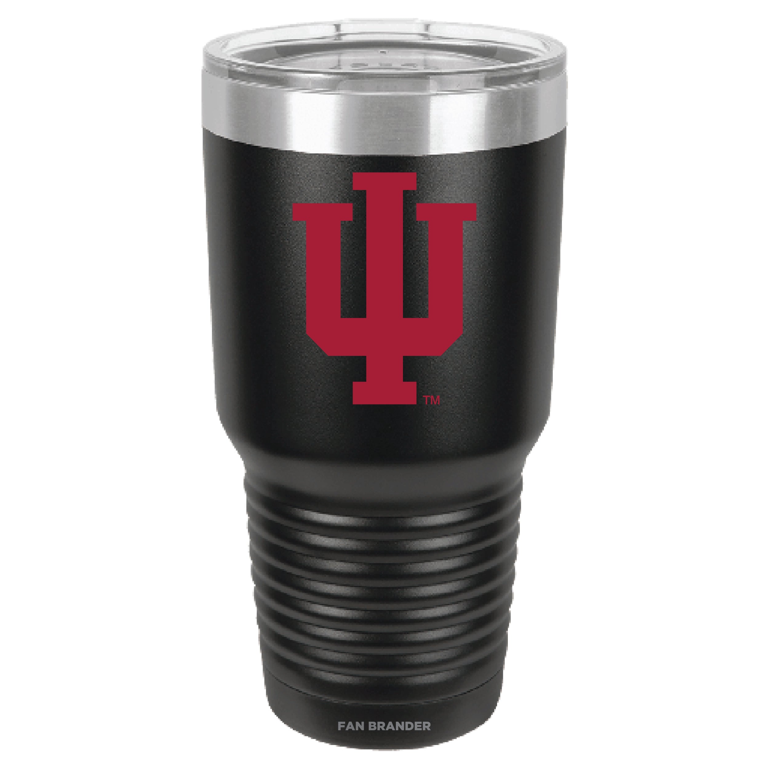 Fan Brander 30oz Stainless Steel Tumbler with Indiana Hoosiers Primary Logo