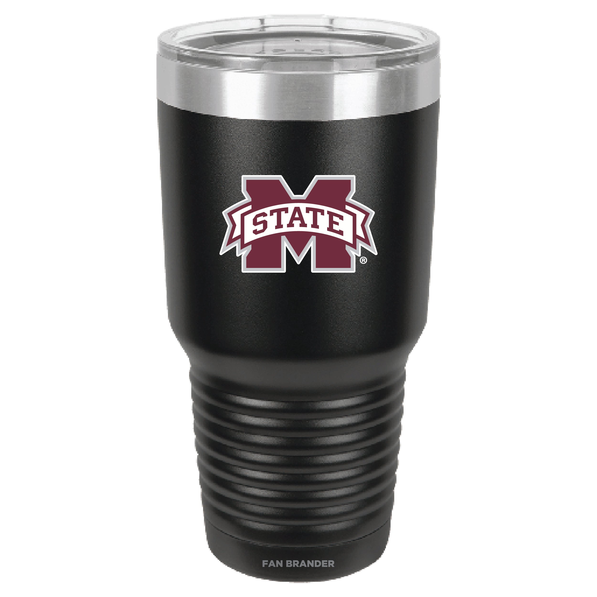 Fan Brander 30oz Stainless Steel Tumbler with Mississippi State Bulldogs Primary Logo