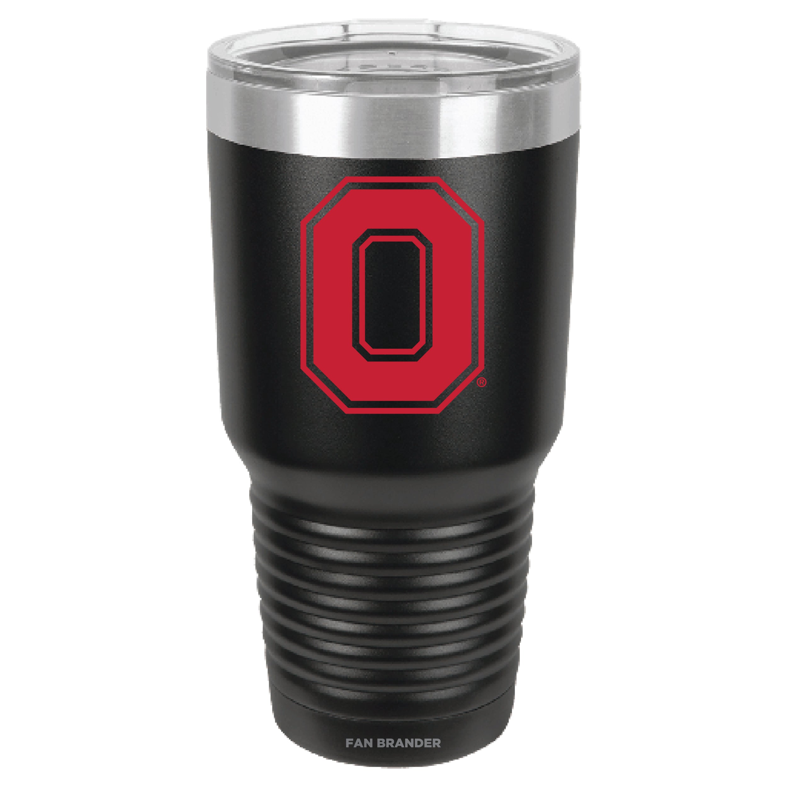 Fan Brander 30oz Stainless Steel Tumbler with Ohio State Buckeyes Secondary Logo