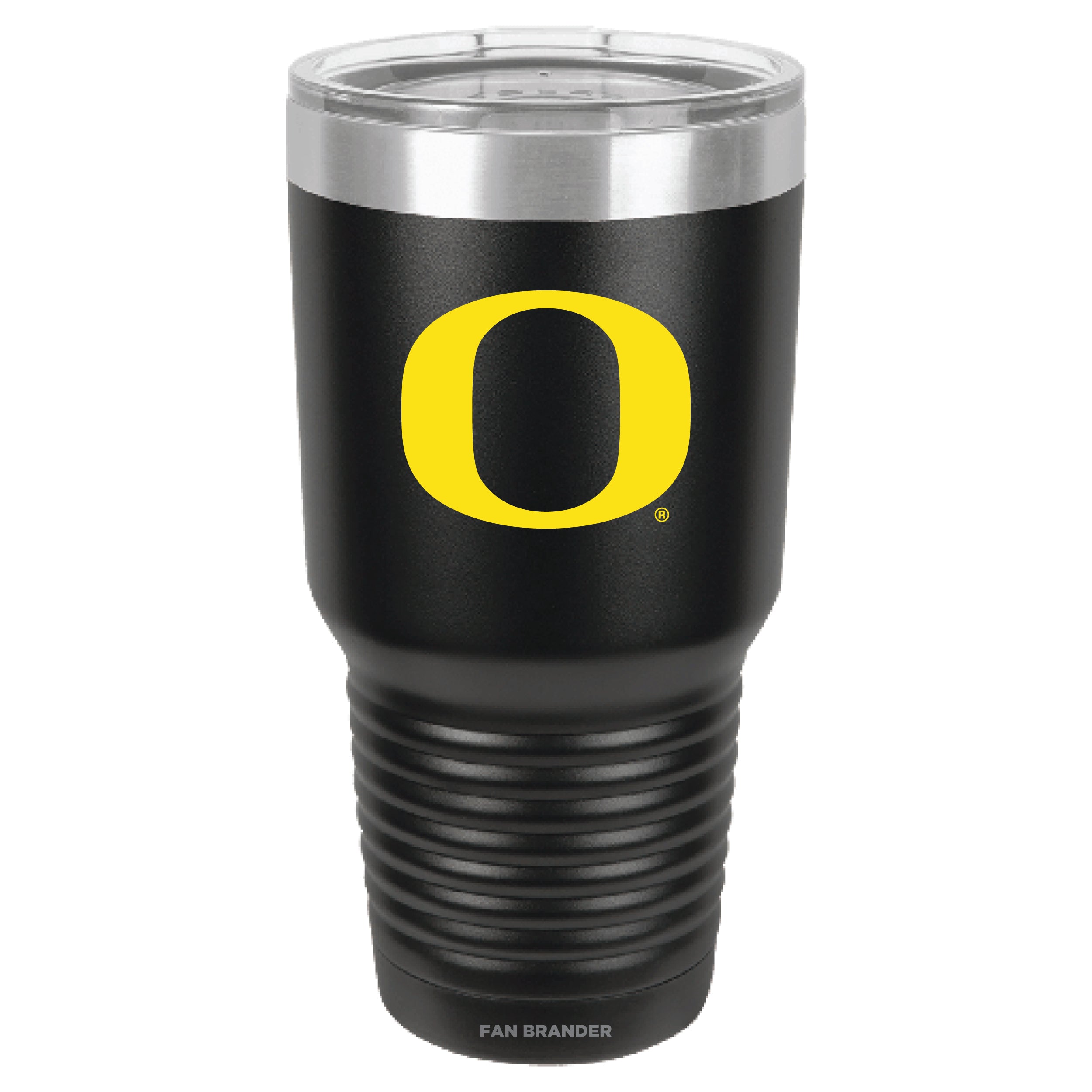 Fan Brander 30oz Stainless Steel Tumbler with Oregon Ducks Primary Logo