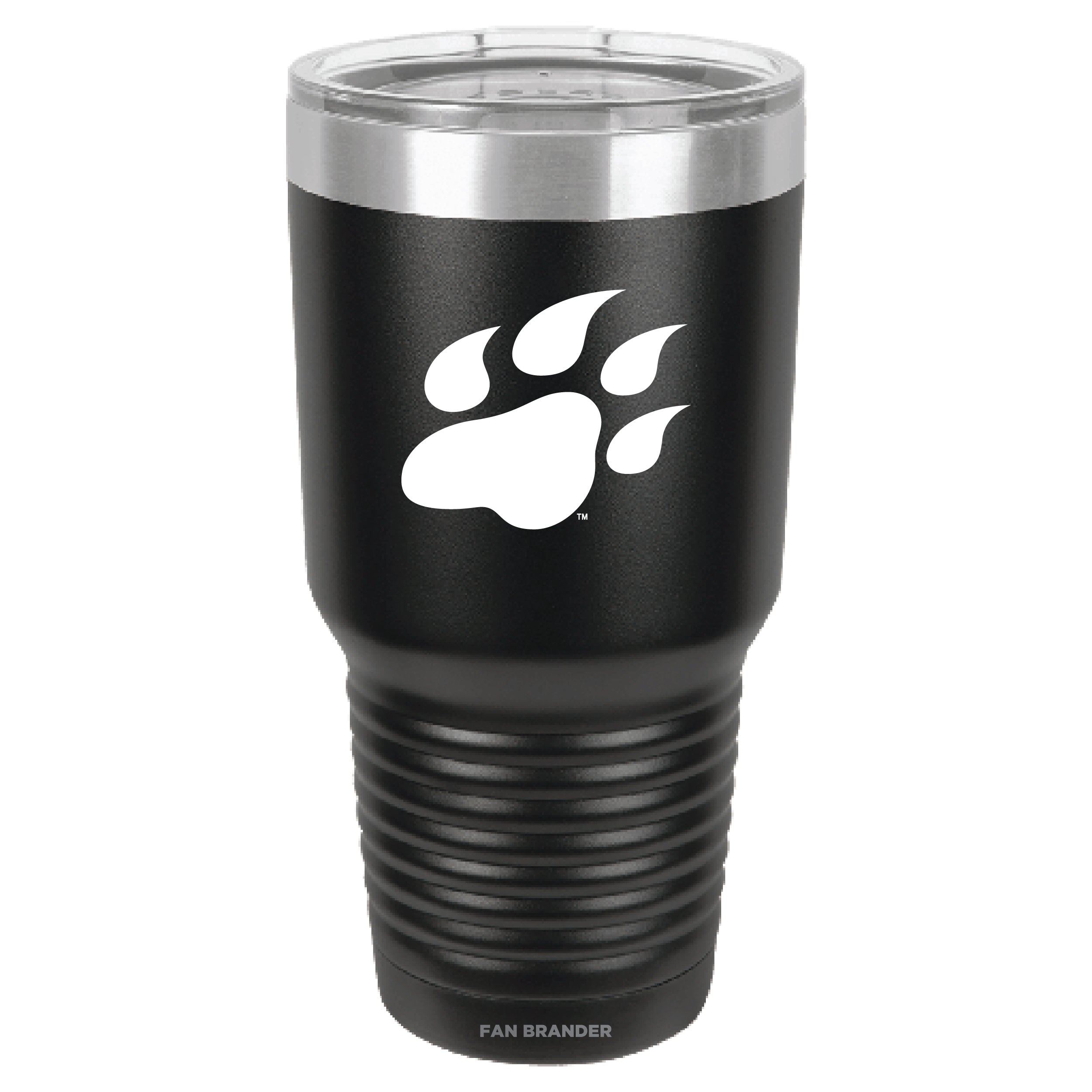 Fan Brander 30oz Stainless Steel Tumbler with Sam Houston State Bearkats Secondary Logo