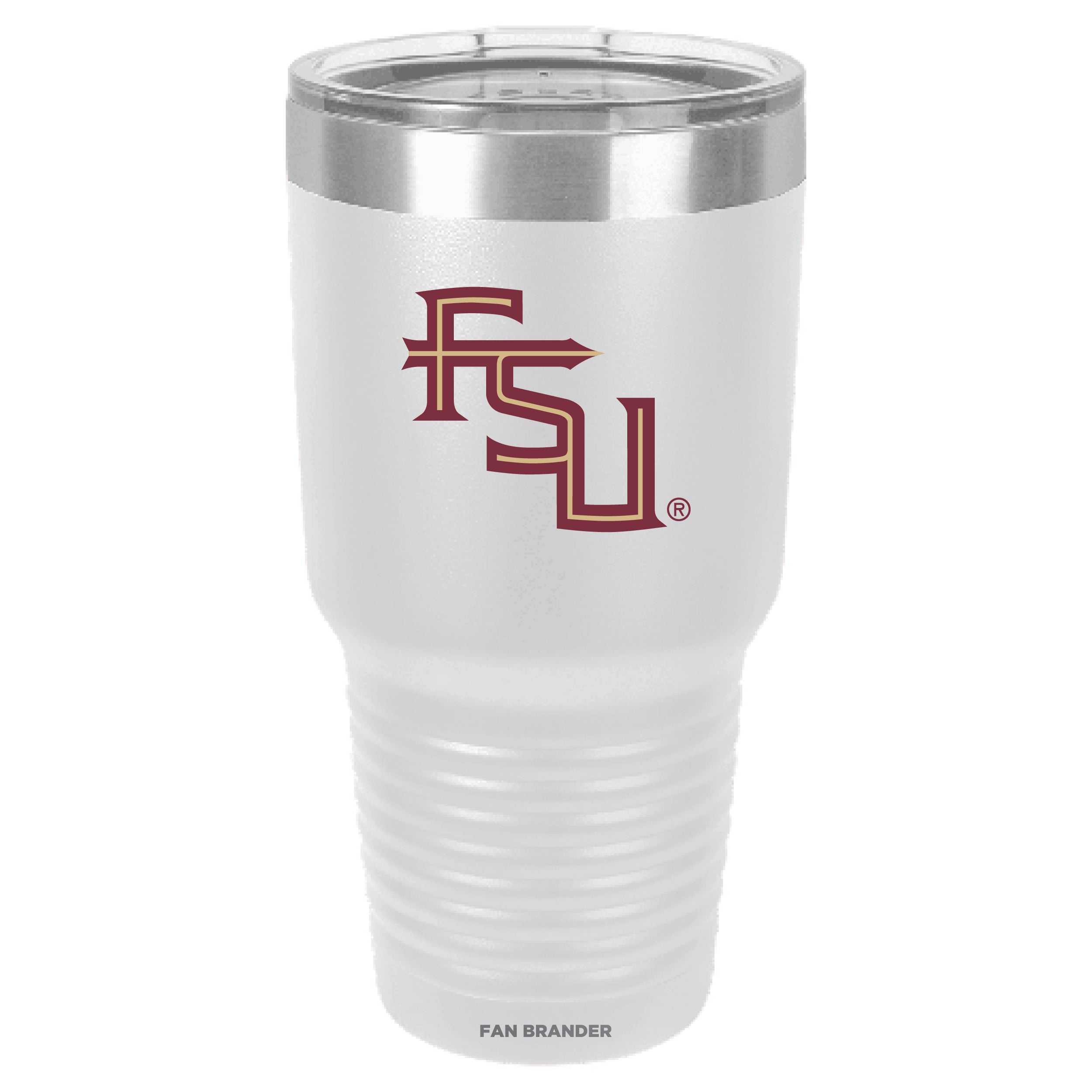 Fan Brander 30oz Stainless Steel Tumbler with Florida State Seminoles Secondary Logo