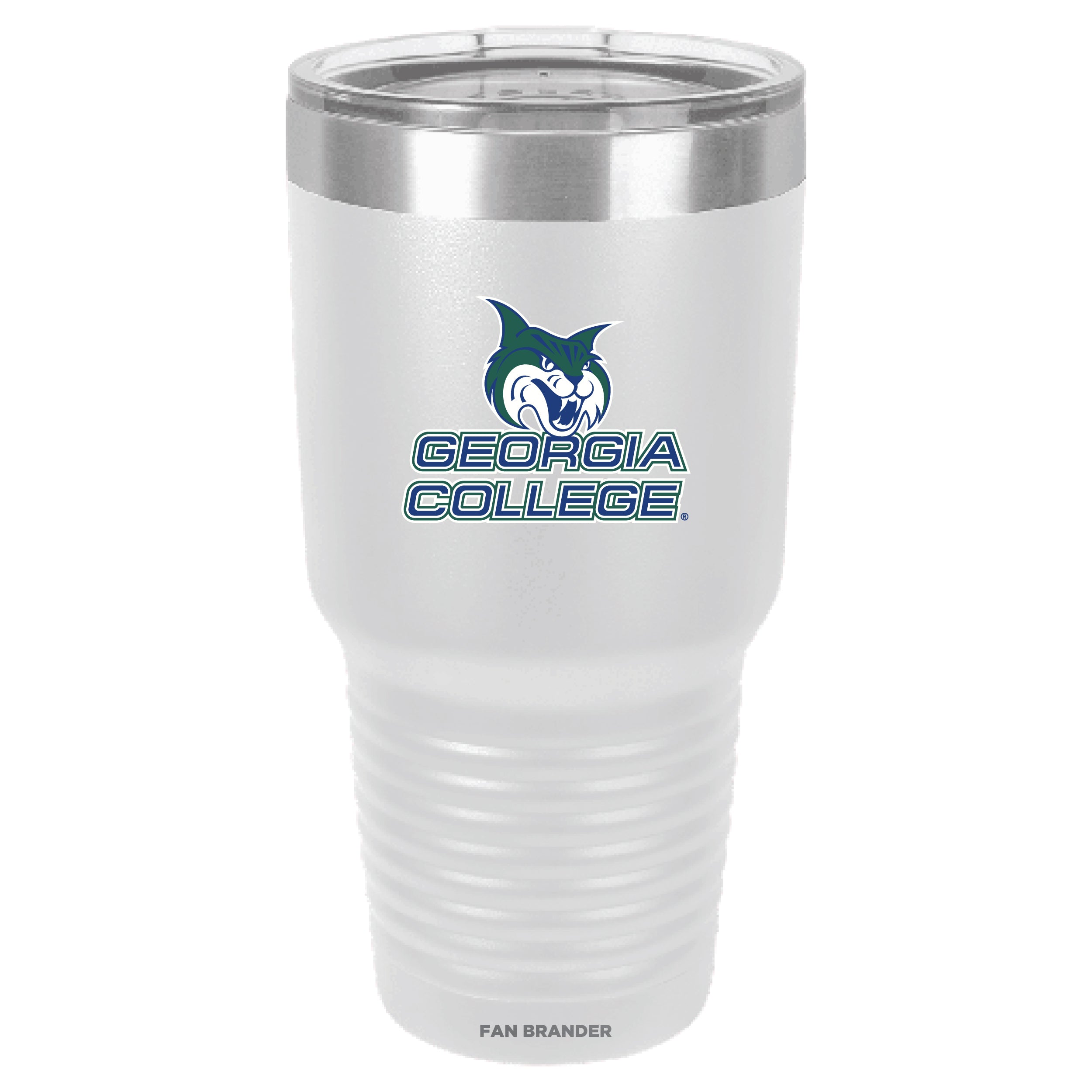 Fan Brander 30oz Stainless Steel Tumbler with Georgia State University Panthers Primary Logo