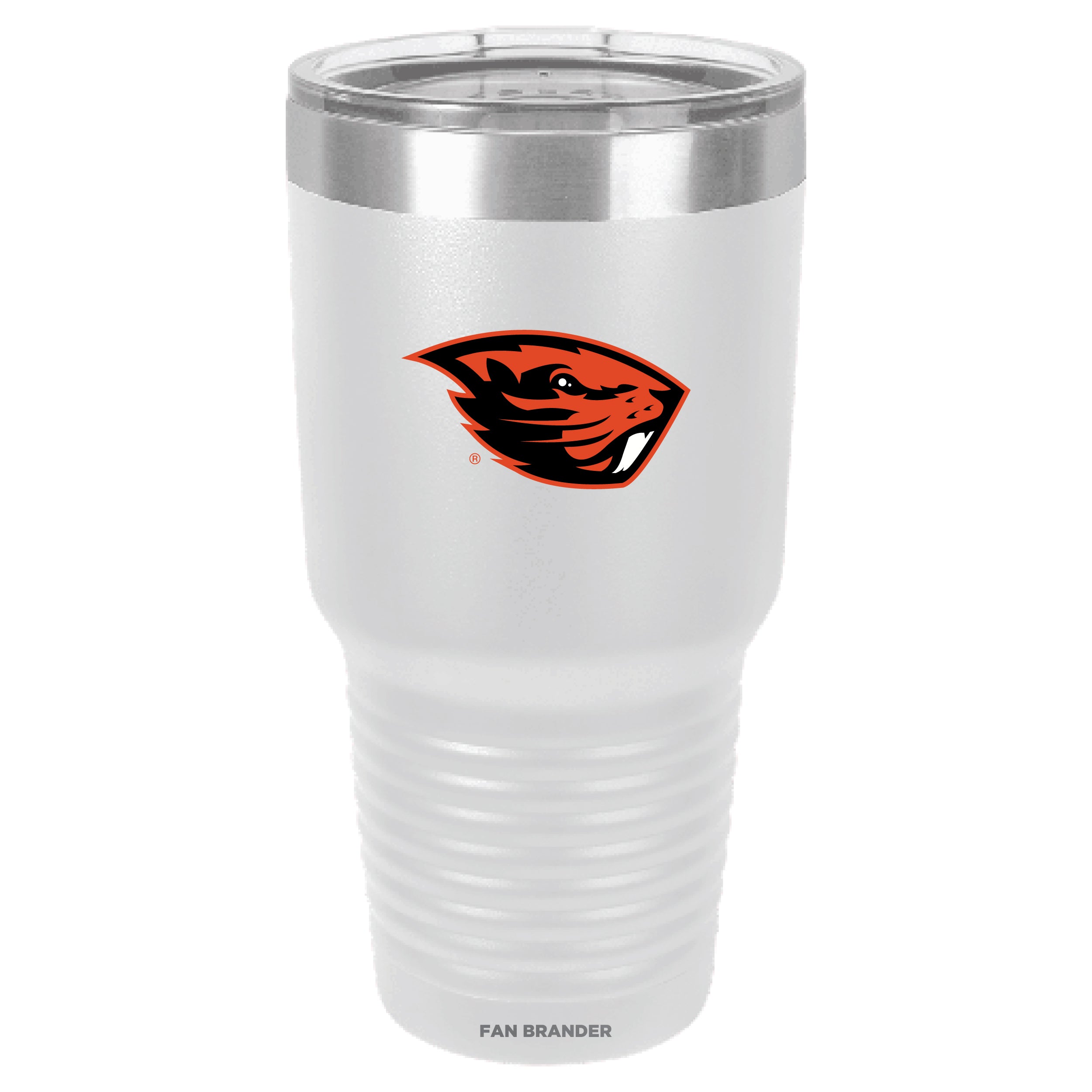 Fan Brander 30oz Stainless Steel Tumbler with Oregon State Beavers Primary Logo