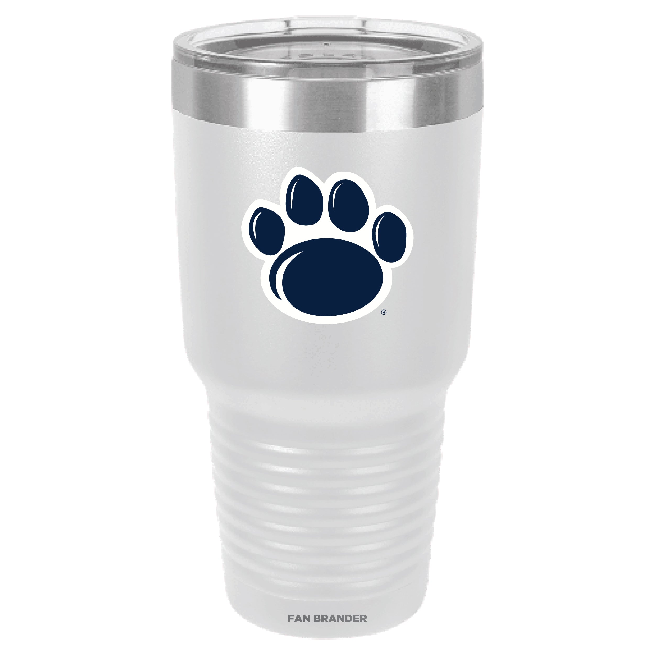 Fan Brander 30oz Stainless Steel Tumbler with Penn State Nittany Lions Secondary Logo