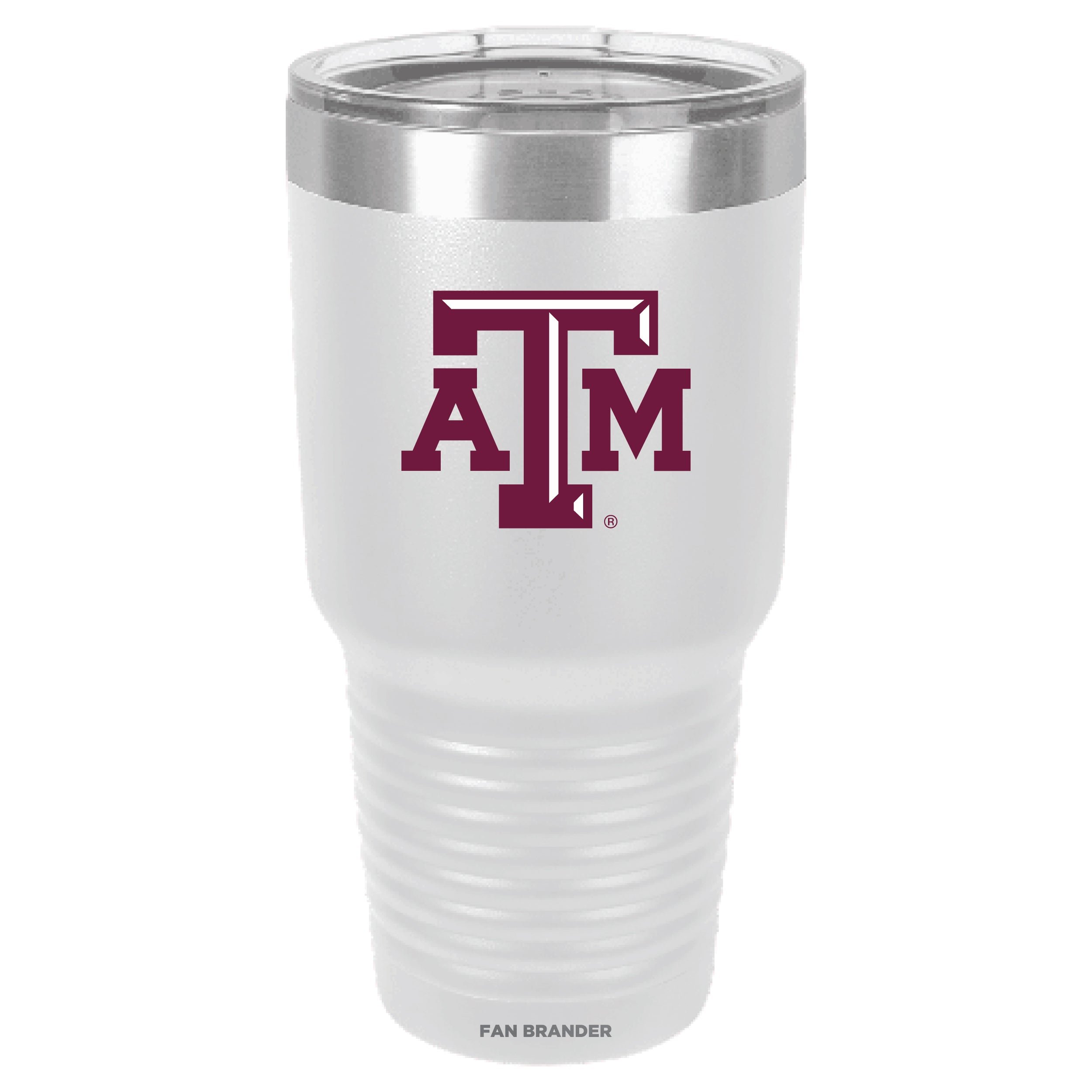 Fan Brander 30oz Stainless Steel Tumbler with Texas A&M Aggies Primary Logo
