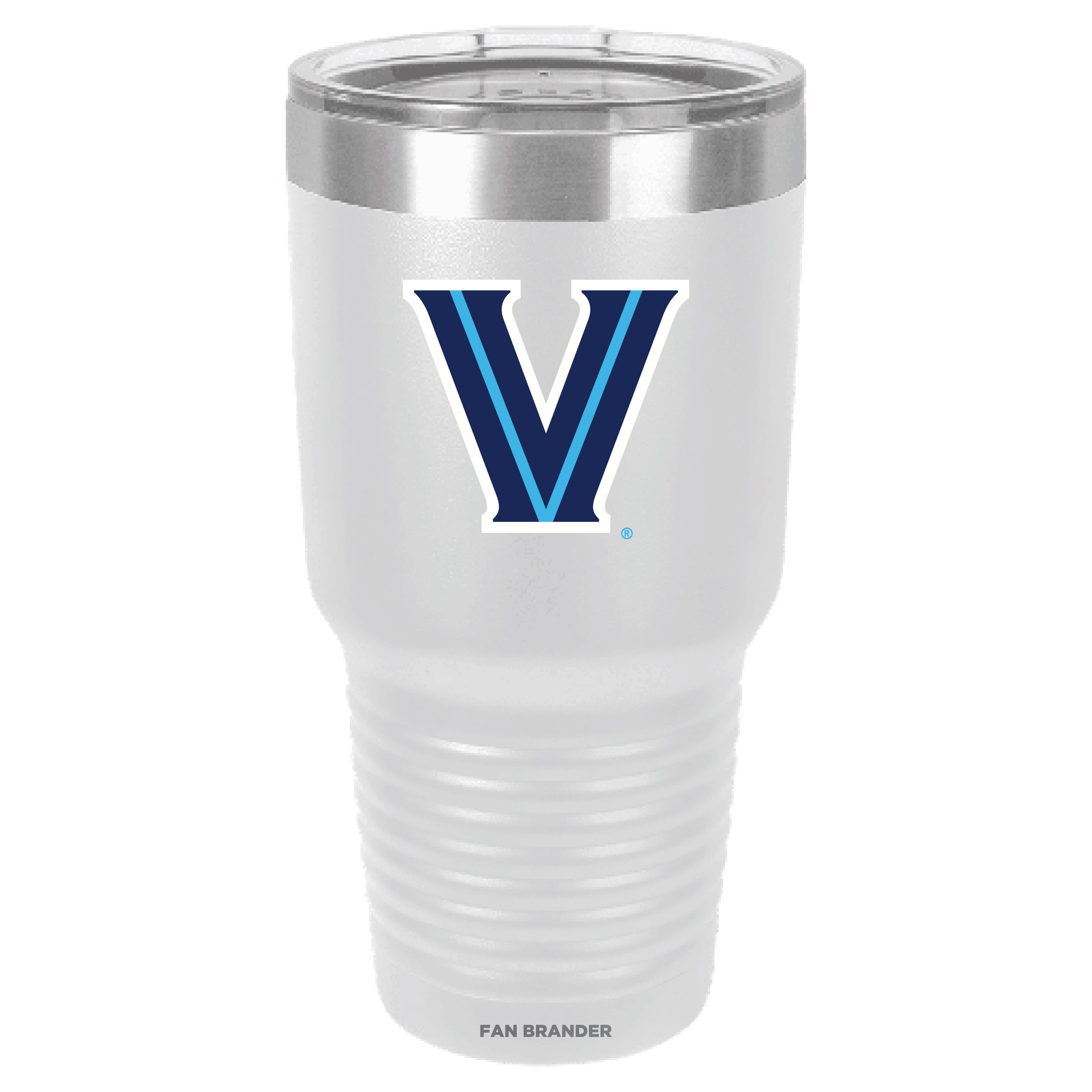 Fan Brander 30oz Stainless Steel Tumbler with Villanova University Primary Logo