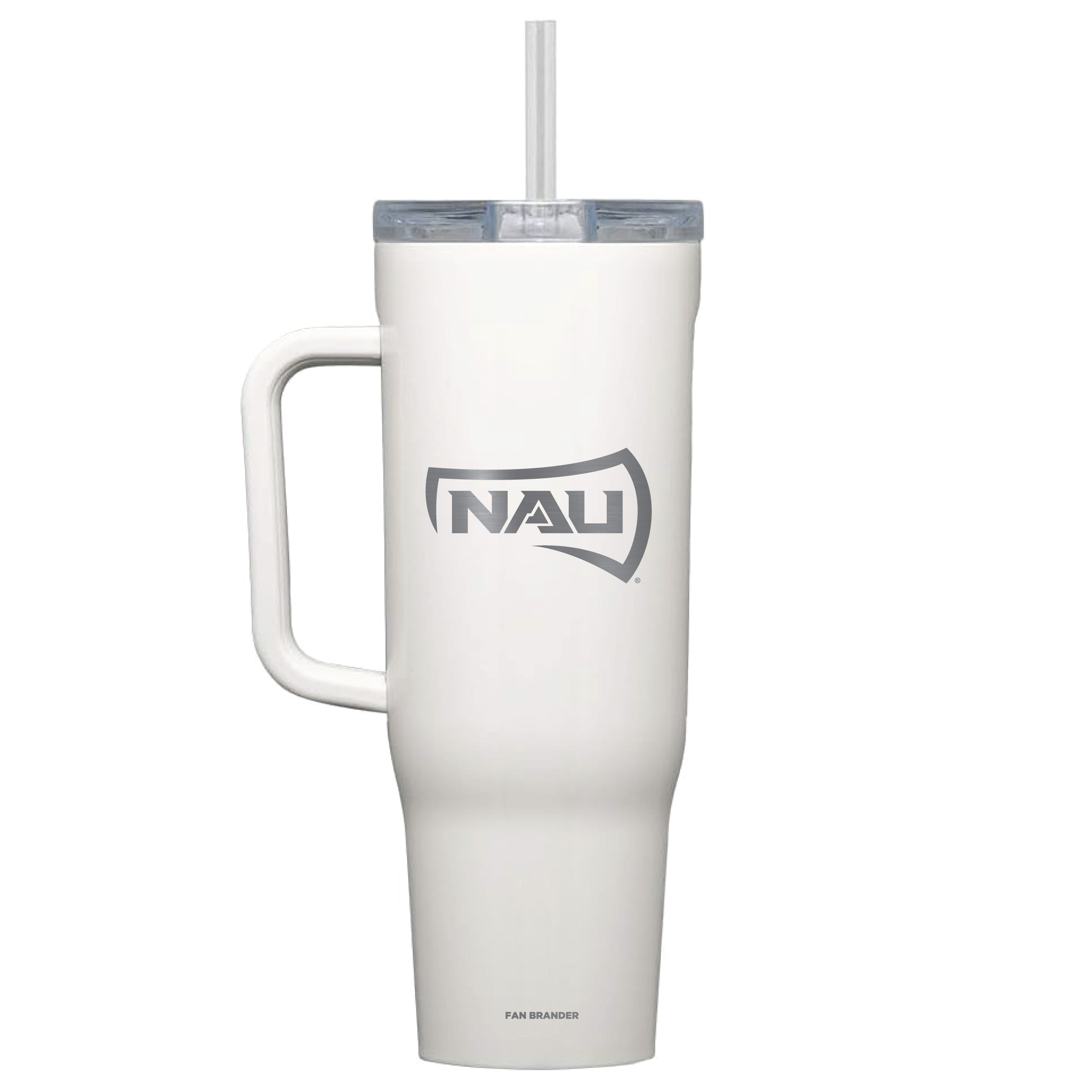 Corkcicle Cruiser 40oz Tumbler with Northern Arizona Lumberjacks Etched Primary Logo