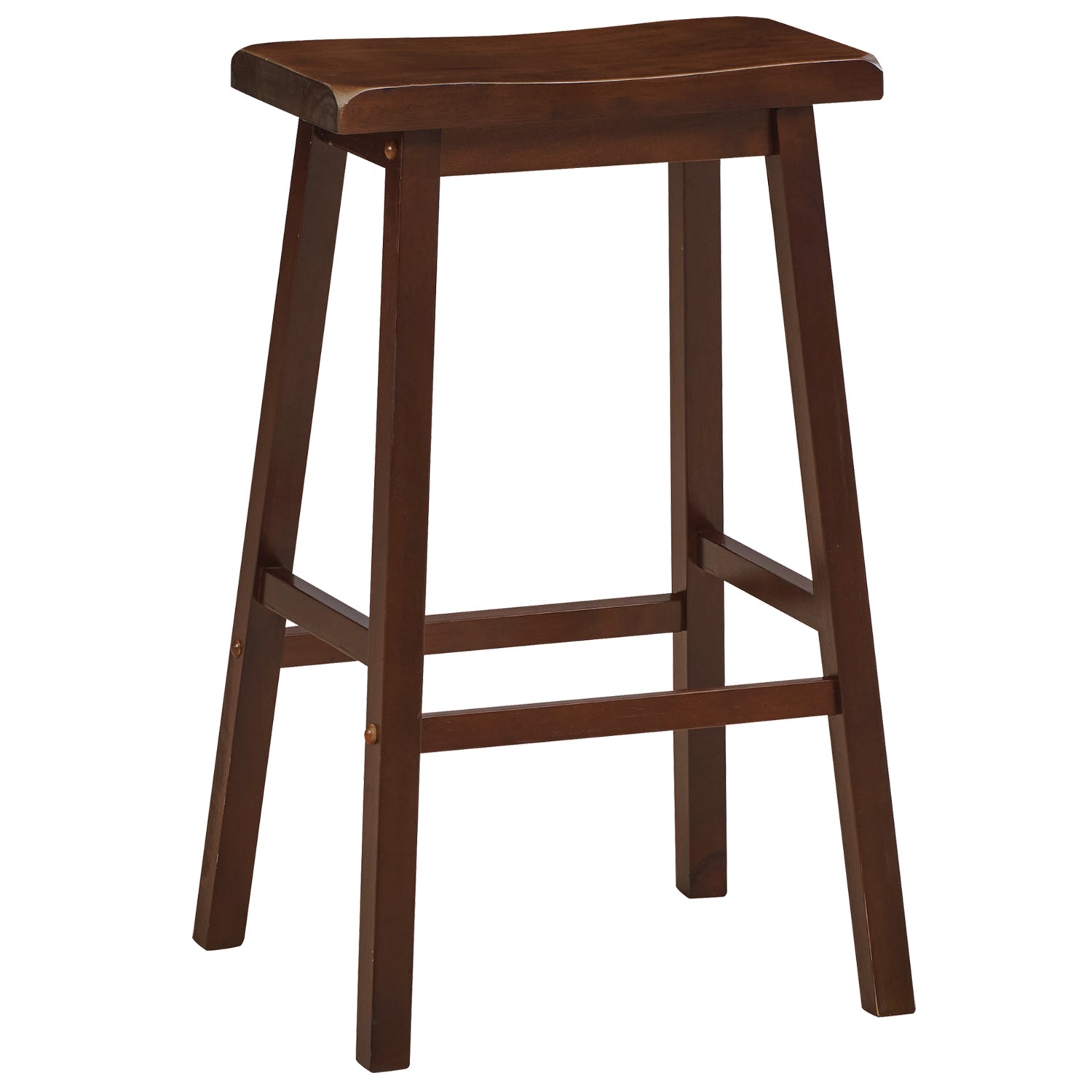 RAM Game Room Backless Saddle Barstool - Cappuccino