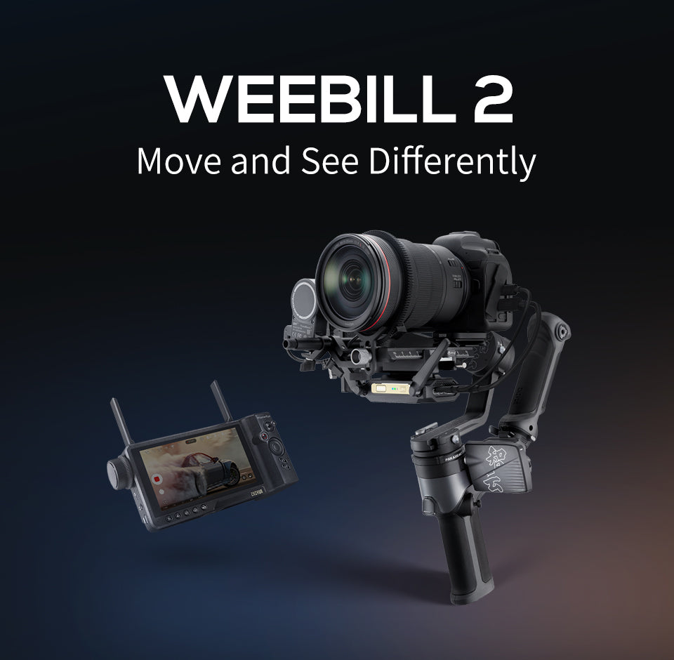 ZHIYUN Weebill 2 camera gimbal with TransMount Video Transmission Transmitter