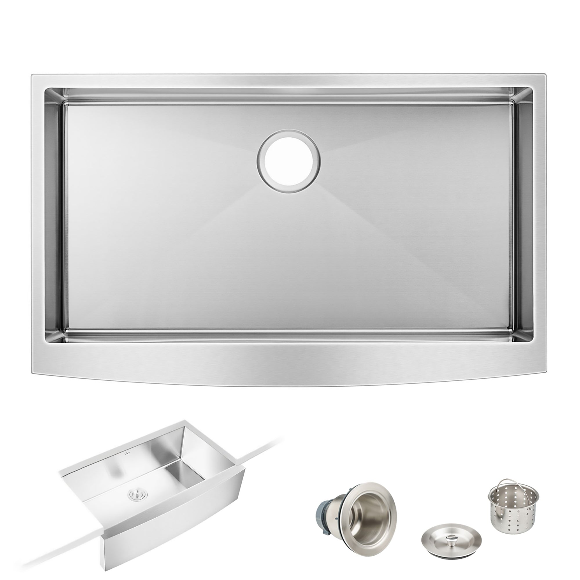 Empava 33 in. x 22 in. Single Bowl Kitchen Sink