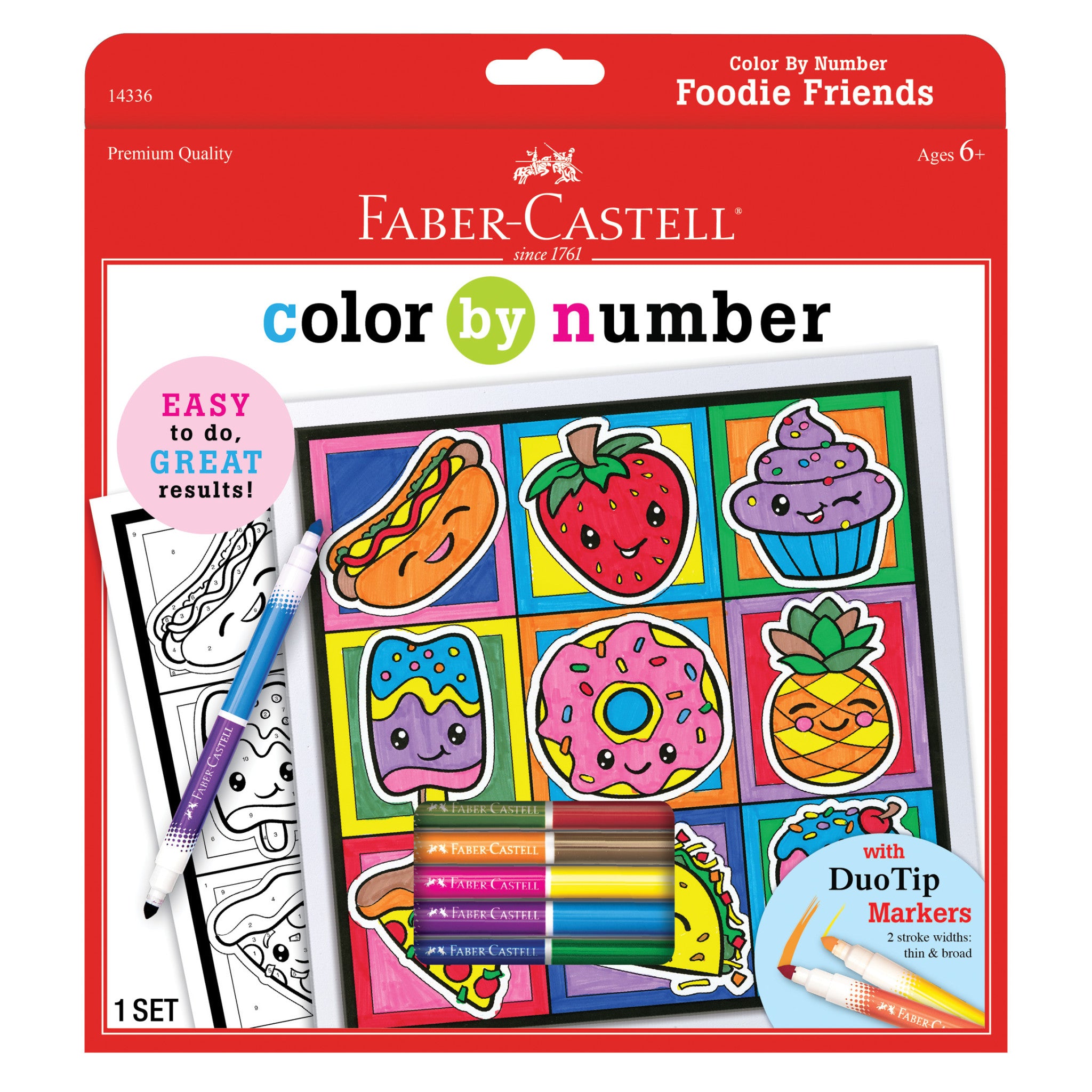 Color by Number Foodie Friends - #14336