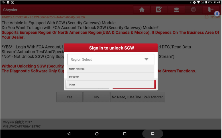 How to log in to FCA account