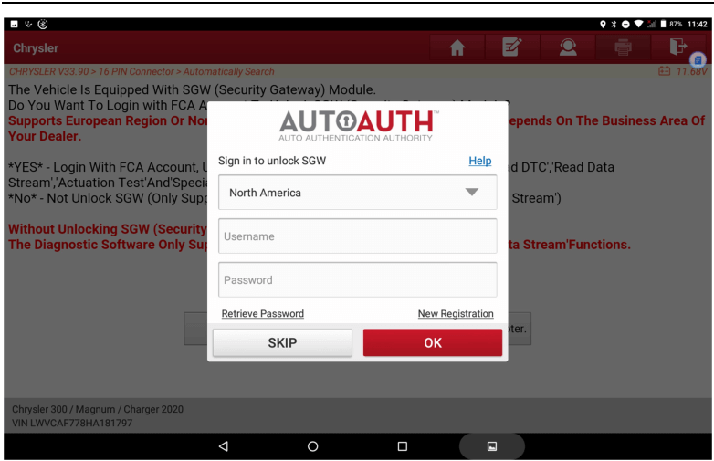 How to log in to FCA account