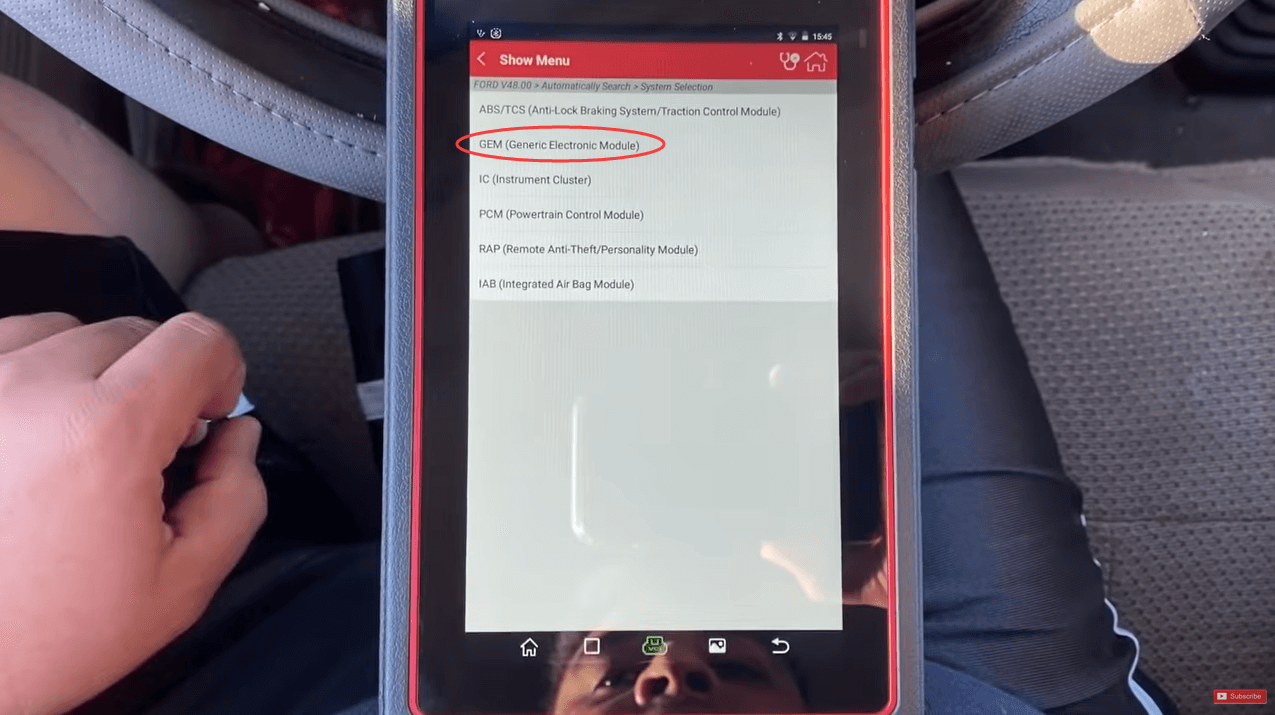 F150 Electronic diagnosis
