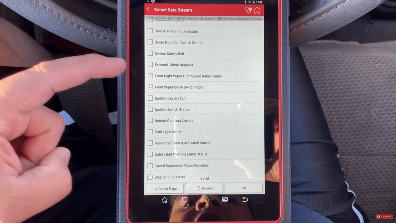 F150 data stream