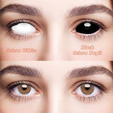 SPSeye巩膜白色和黑色巩膜瞳孔彩色隐形眼镜