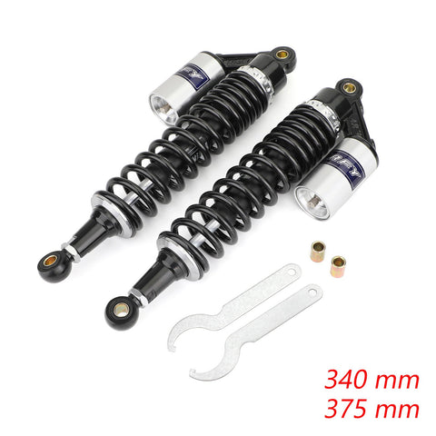 340mm 375mm Rear Suspension Air Shock Absorbers For Suzuki Yamaha Honda ATV Generic