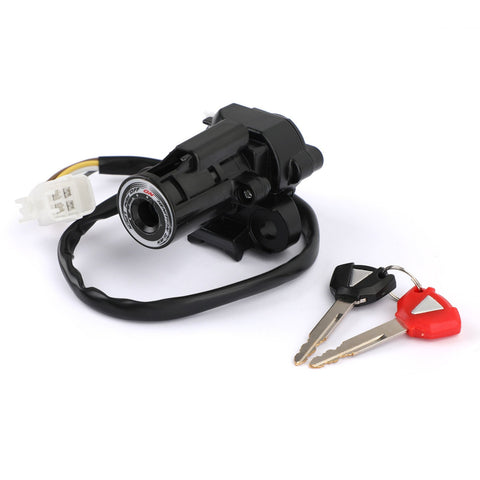 Ignition Switch w/keys Fit for Kawasaki ZX 6R 10R 14R Ninja 400R ER6N ER6F 11-19 Generic