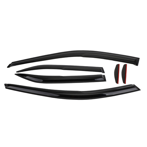 Car Window Sun Rain Guard Visors Kit 6PCS For Toyota Camry 12-17 Generic