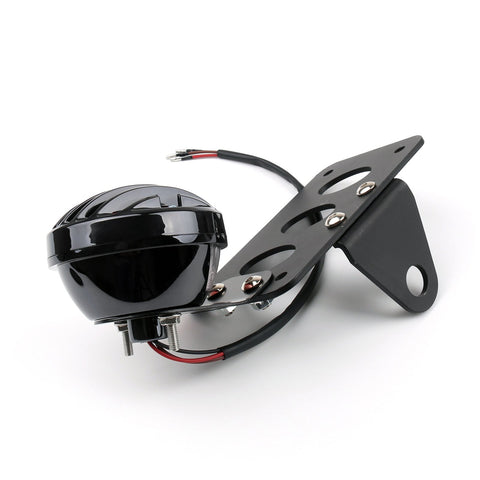 Bobber Vintage Retro Seitenachse Nummernschild Kühlergrill Rücklicht für Harley Custom