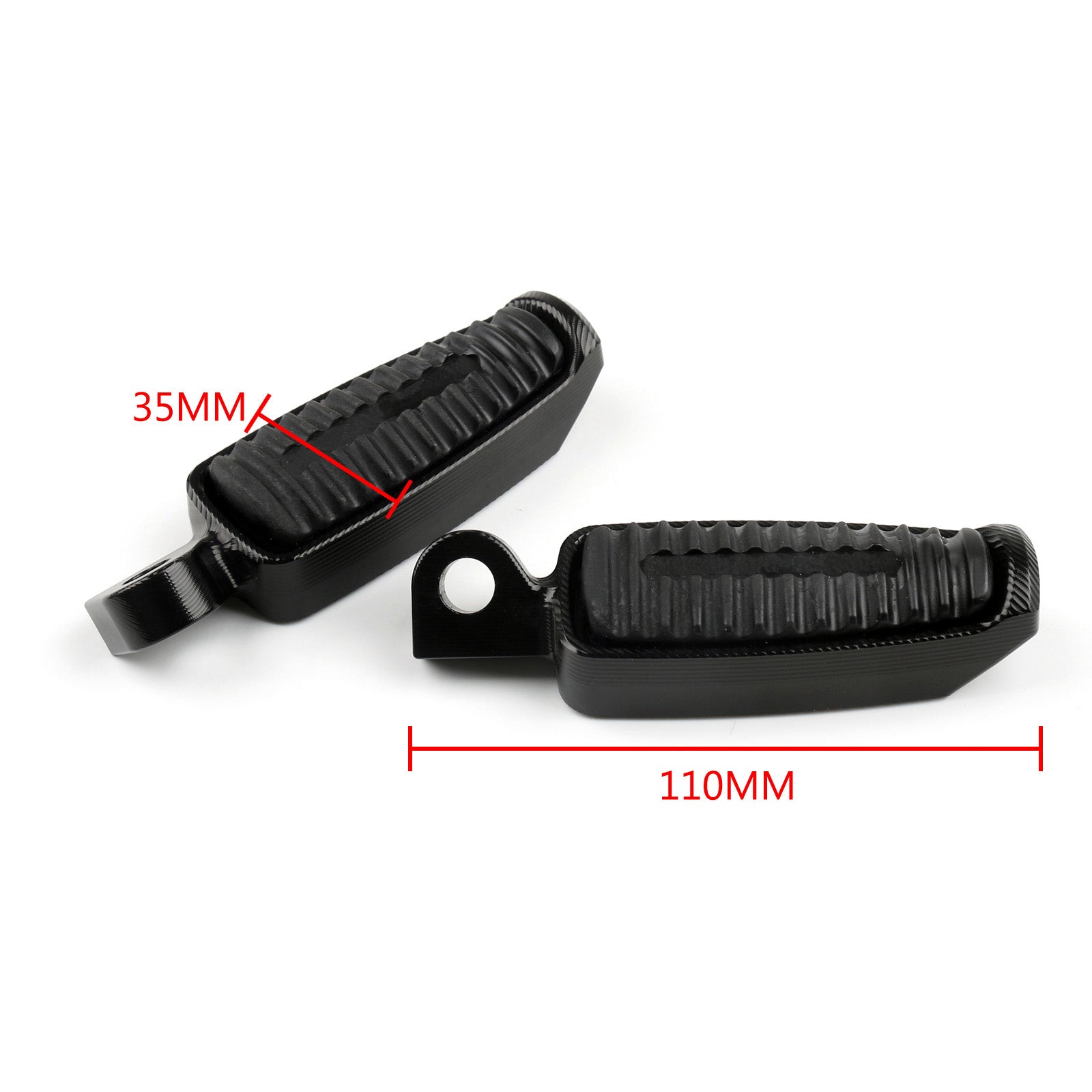 Black 45 Degree Foot Pegs For Harley Sportster XL 883 XL 1200 V-Rod Low Hugger Generic