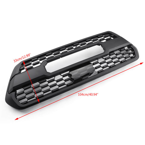 TRD Pro Grille + LED Lights for Tacoma 2016-2019 Matte Black PT228-35170