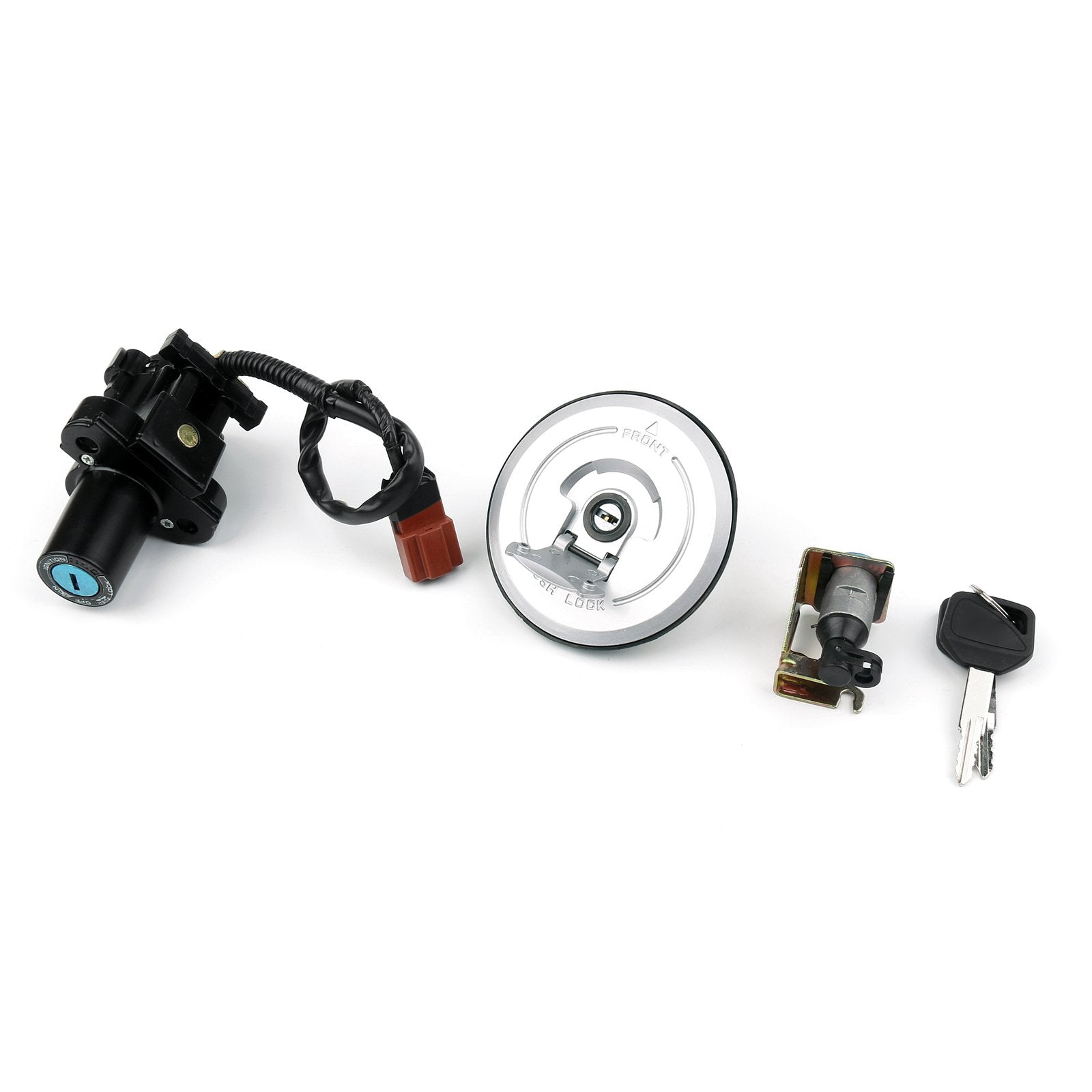 Ignition Switch Fuel Gas Cap Cover Key Lock Set For Honda CB500 F/R/X CBR500R/RA