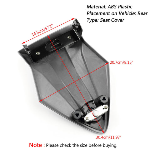 Cubierta de plástico ABS para asiento trasero de pasajero para BMW S1000RR K46 2015-2018