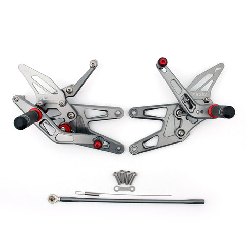 Rearset Rear set Footpegs Adjustable For Yamaha YZF 600 R6 2003-2005