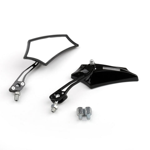 Moto Chopper Cruiser Street Dirt Bike Specchietti retrovisori 8mm 10mm Generico