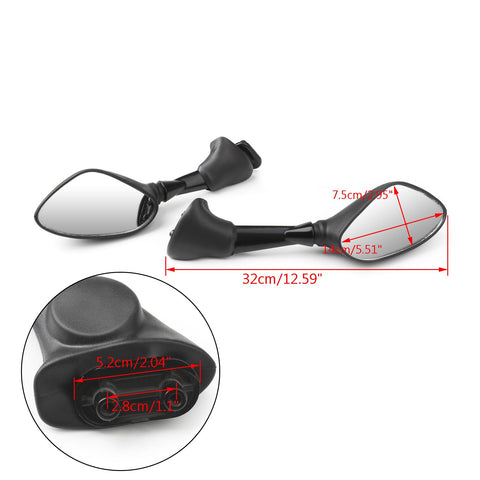 Black Pair Rear View Mirrors For BMW S1000RR S1000 RR 2010-2014 Sport Bike