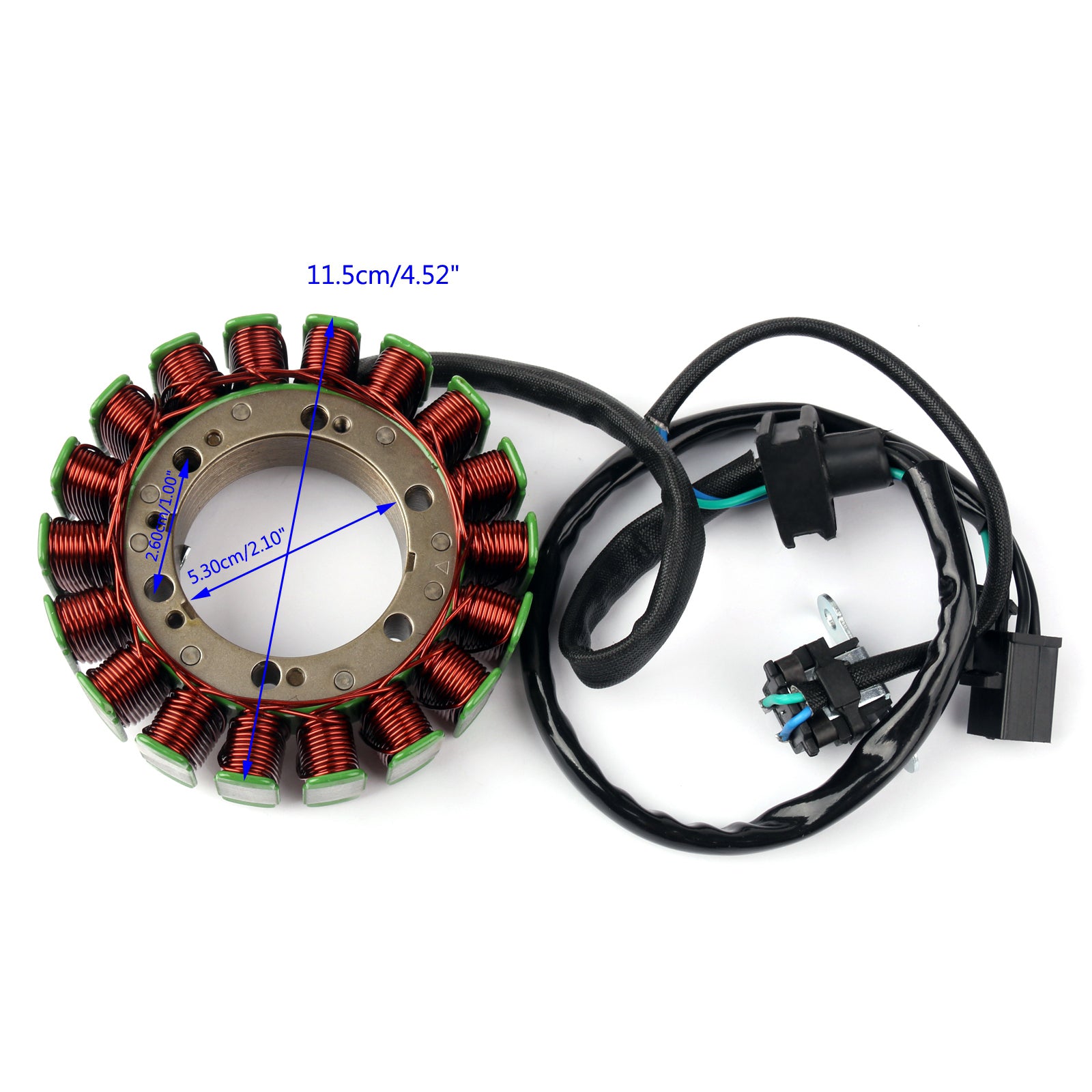 GOOFIT Bobina Statore Moto 18 Poli | Sostituzione Per YZF R3 (2019-2021), R25, MT03