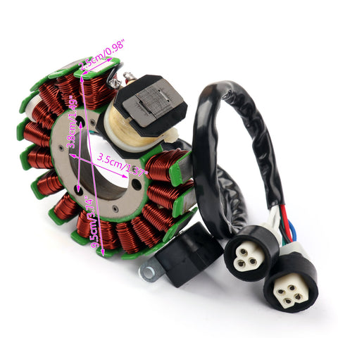 Generator Stator Coil For Yamaha YFM225 Moto-4 (86-88) YFM250 Moto-4 (89-91)