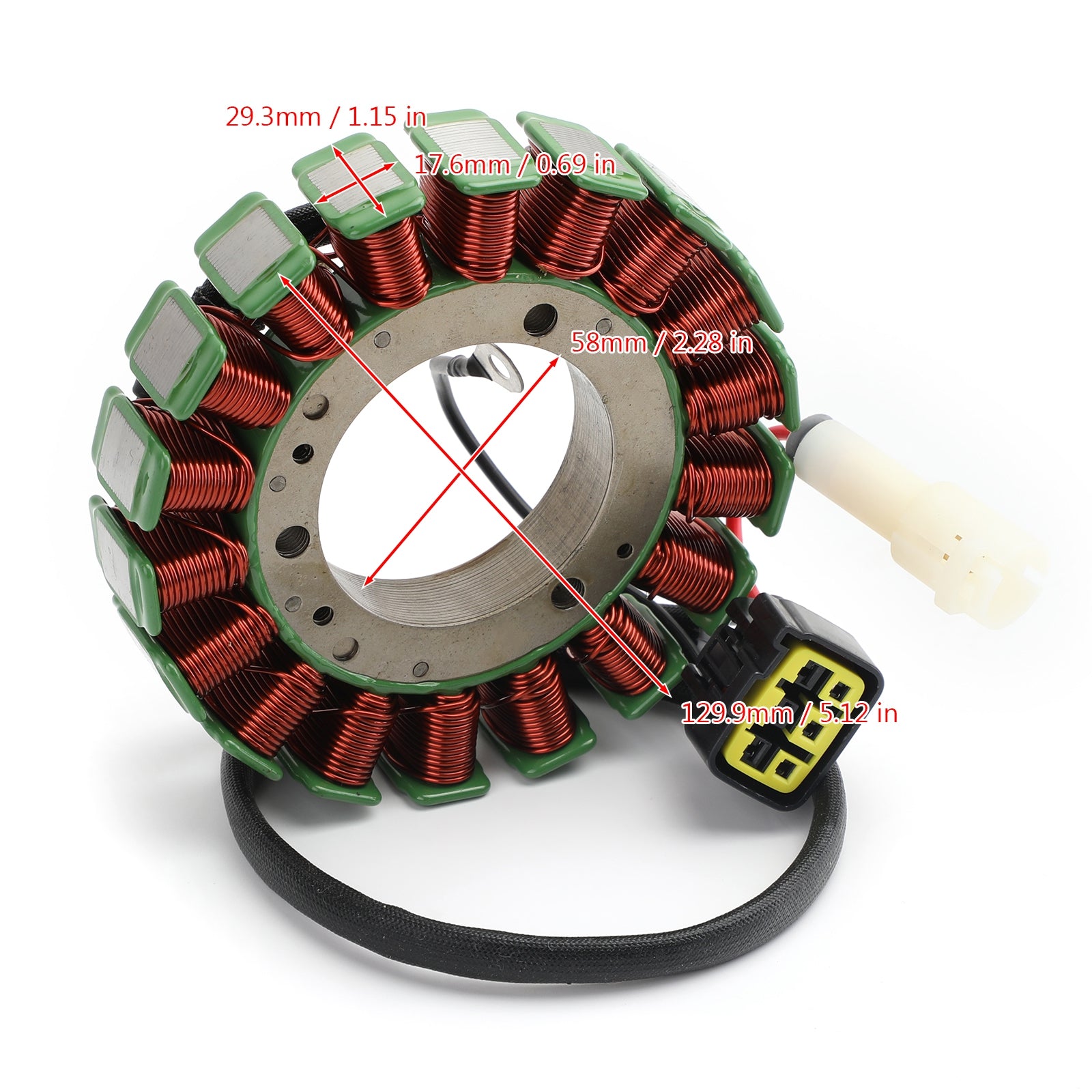 Alternator Magneto Stator for Yamaha F115 4-Stroke 2000-13 68V-81410-00 881366T