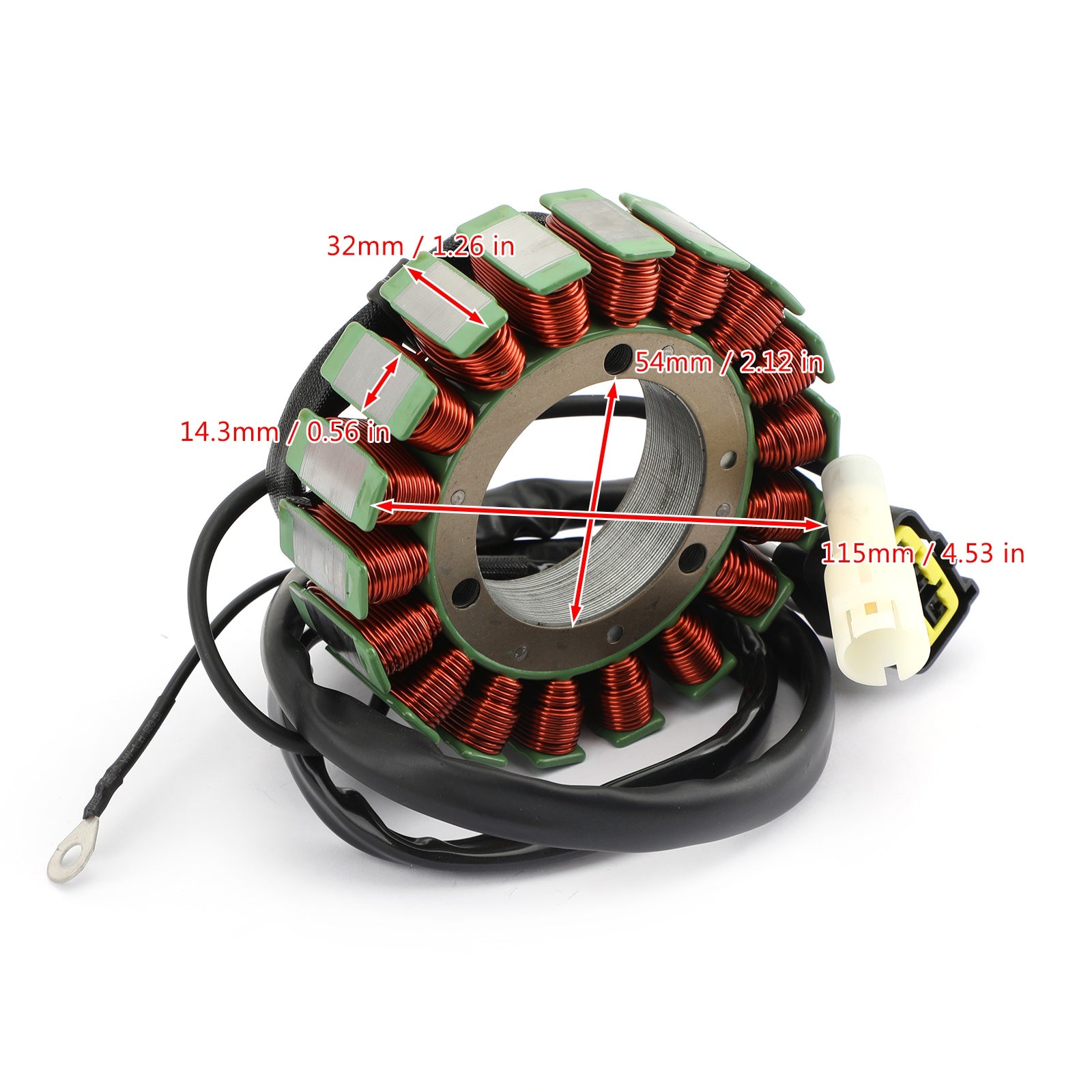 Stator Generator for Yamaha F40 F50 F60 F70 FT50 FT60 6C5-81410-00 6C5-81410-01 Generic