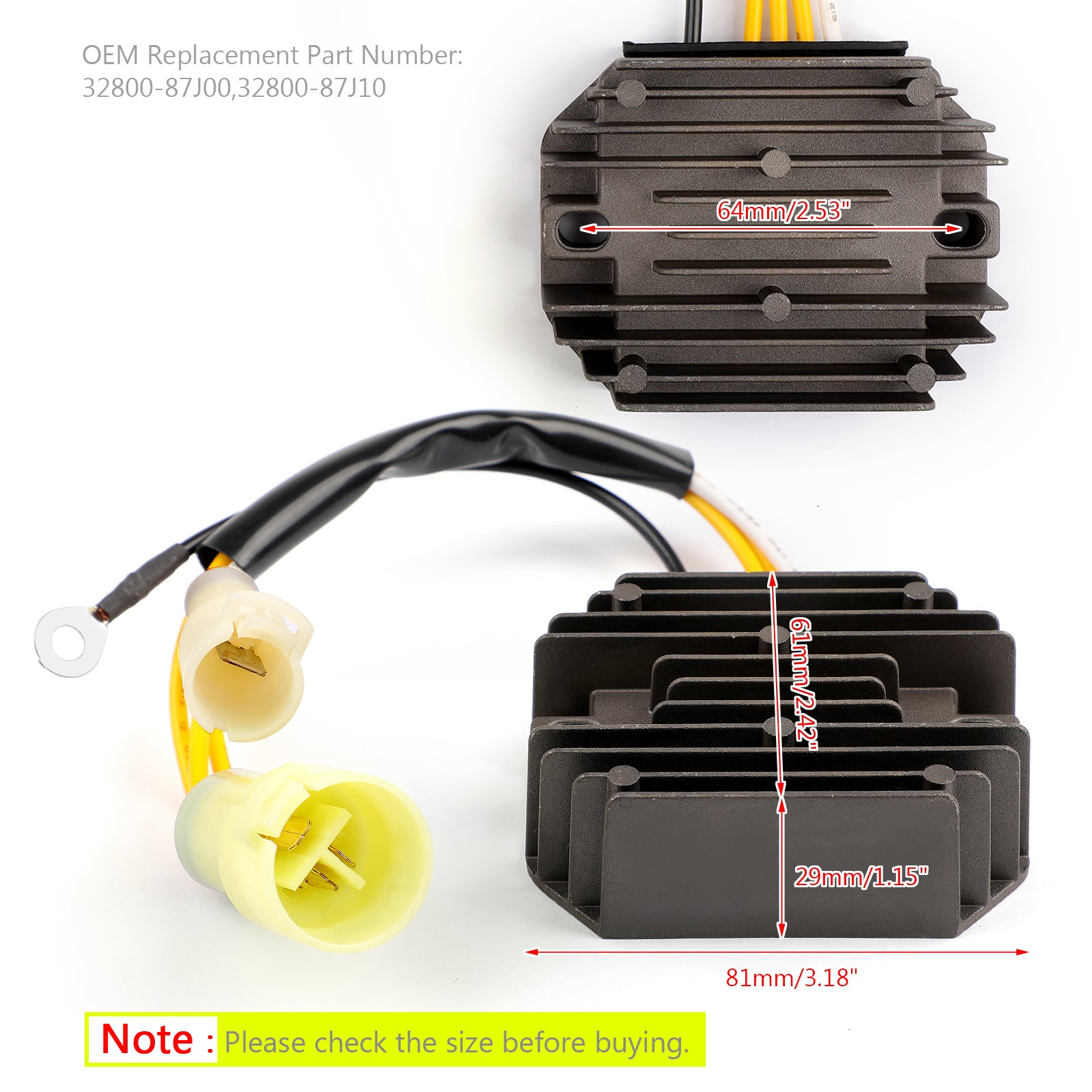 Voltage Regulator Rectifier Fit for Suzuki DF 40 50 Hp 99-04 Outboard Generic
