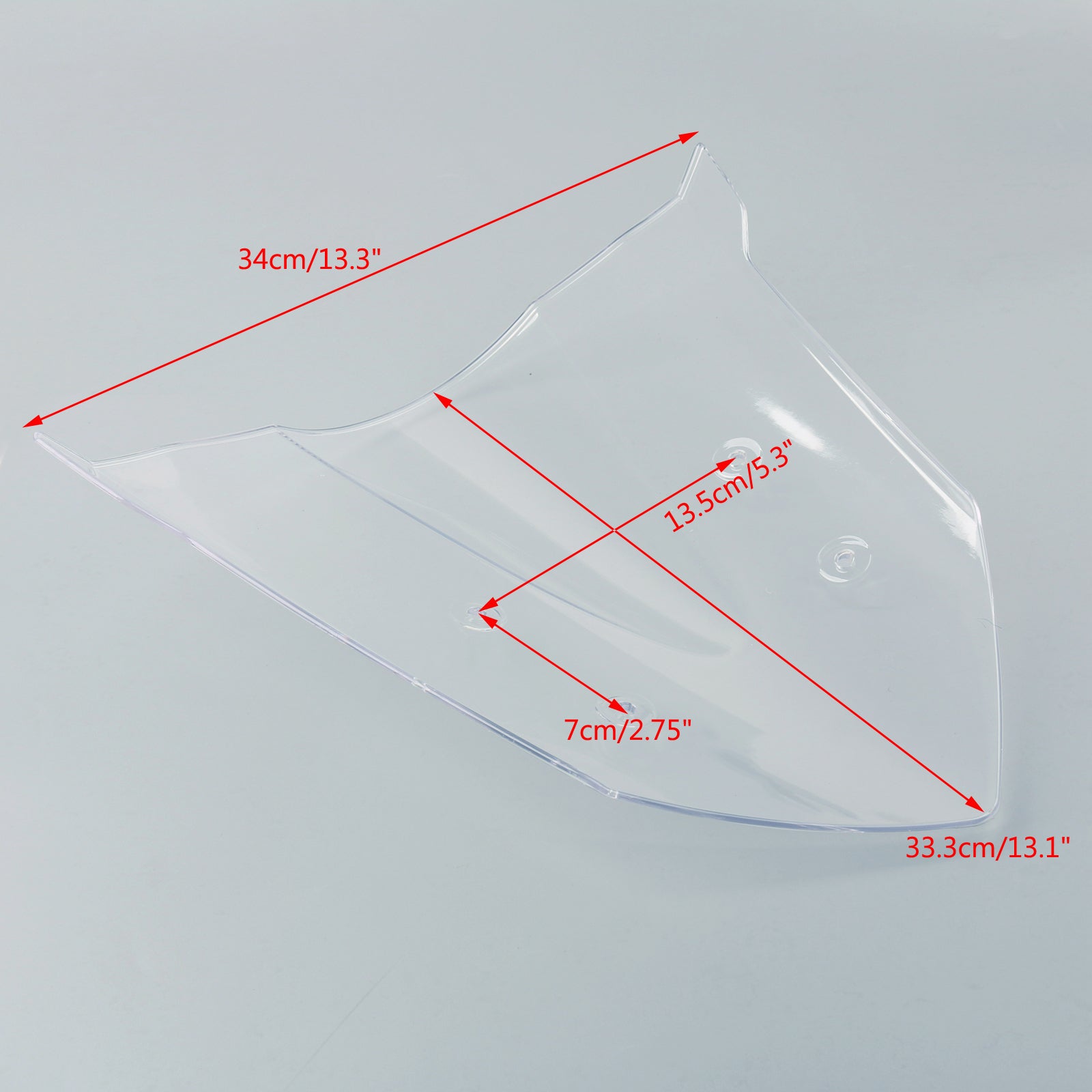 Windshield WindScreen Double Bubble For Honda CBR650F 2014-2018, 4 Color Generic