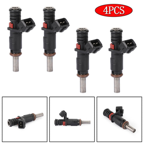 4pcs Fuel Injectors 7561277 13537561277 Fit BMW N45 N46N E93 320I 2.0L Generic