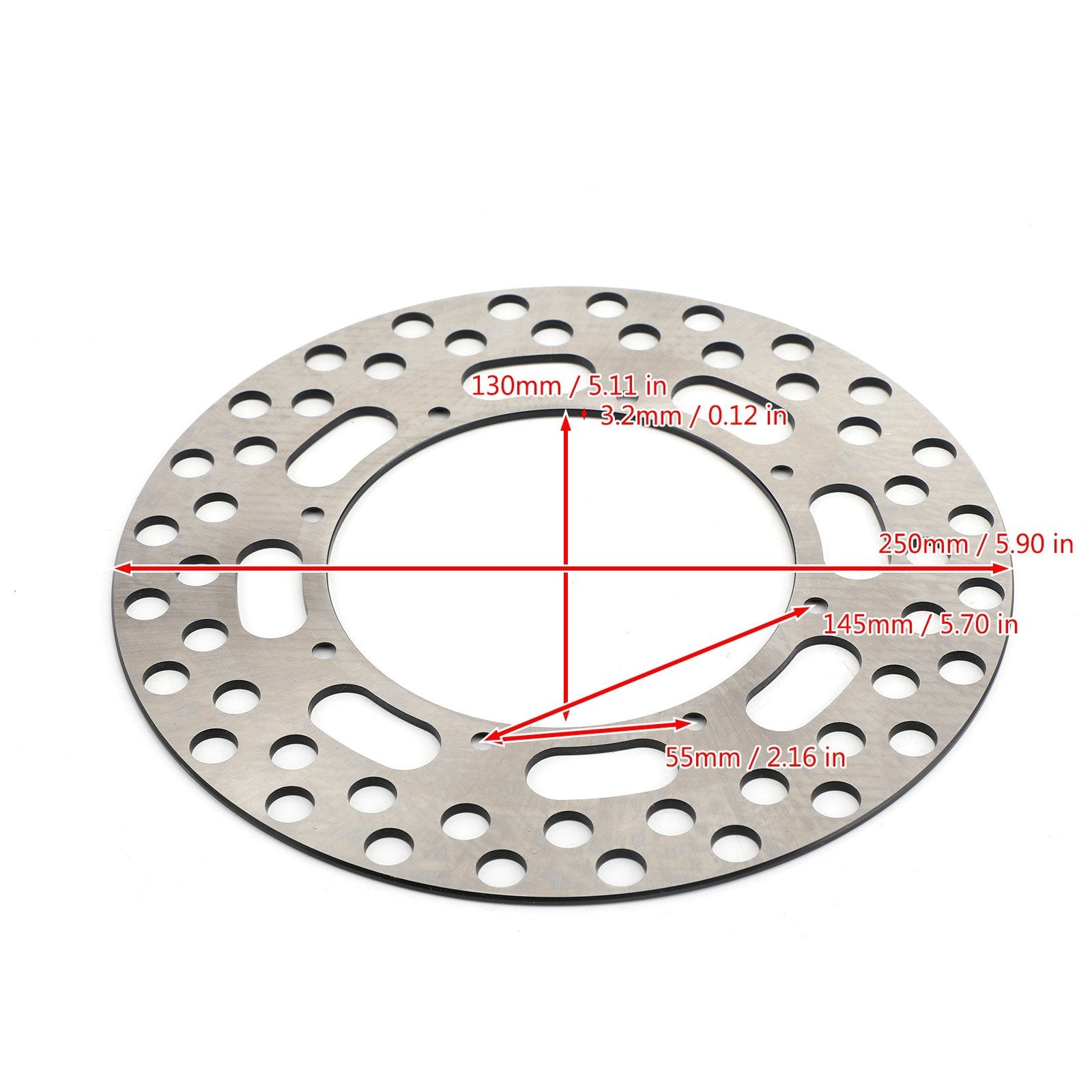 Front Brake Disc Rotor for Kawasaki KDX200 KDX200SR KX125 KX250 KX500 1985-1994