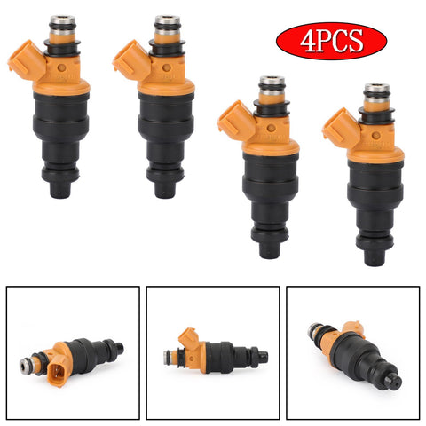 4pcs Fuel Injectors 23250-02020 Fit Toyota Carina 92-97 AT190 Avensis 97-00 Generic
