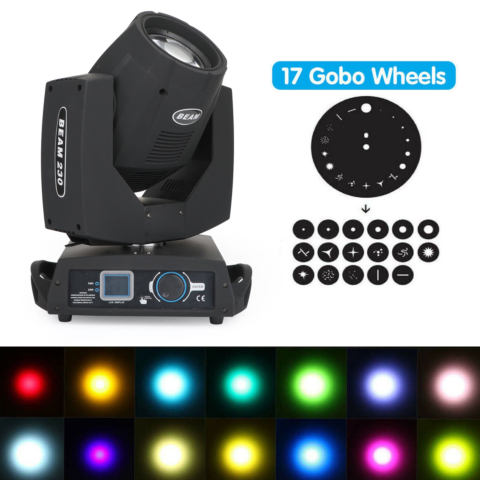 230W 7R Zoom Moving Head Beam Sharpy Light 8 Prism Strobe DMX 16Ch Party AU