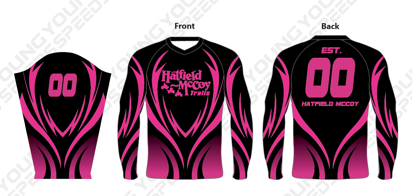 Hatfield McCoy - Motocross jerseys- Black and Grey